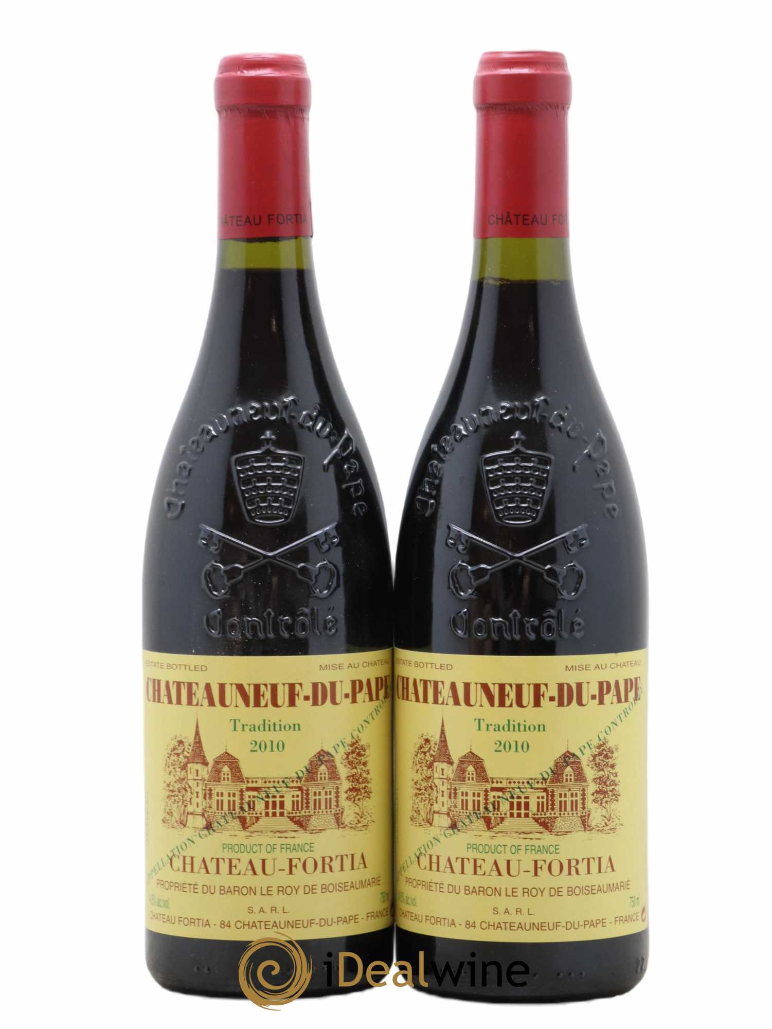 Châteauneuf-du-Pape Château Fortia Tradition 2010 - Lot de 2 bouteilles - 0