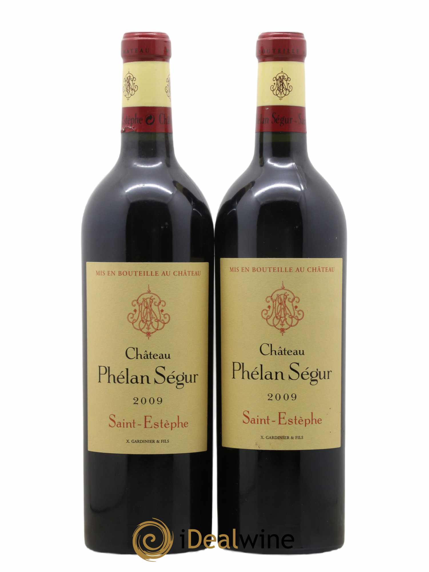 Château Phélan Ségur 2009 - Lot de 2 bouteilles - 0