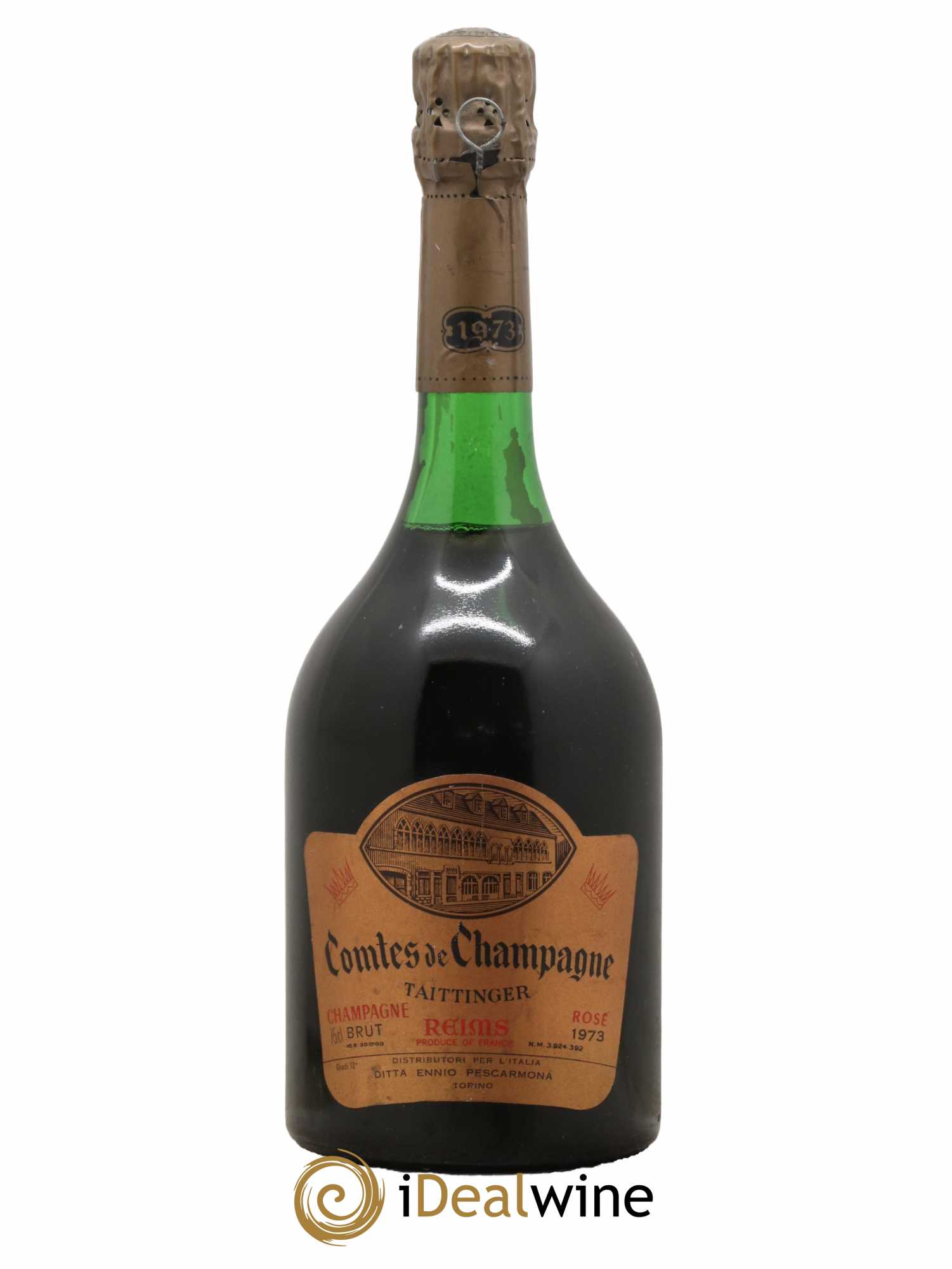 Comtes de Champagne Rosé Grand Cru Brut Taittinger 1973 - Lot de 1 bouteille - 0