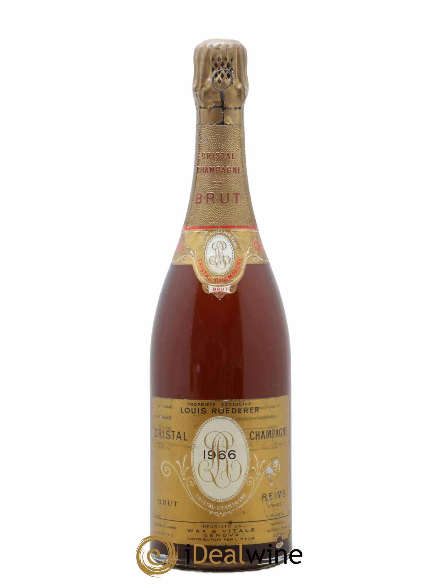 Cristal Louis Roederer 1966 - Lot de 1 bouteille - 0