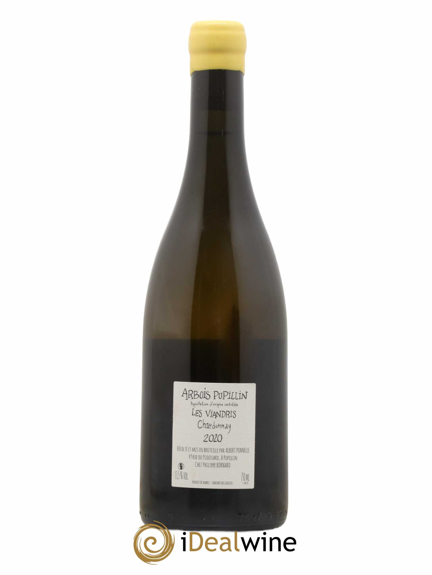 Arbois Chardonnay Les Viandris Phlippe Bornard & Albert Ponnelle 2020 - Lot de 1 bouteille - 1