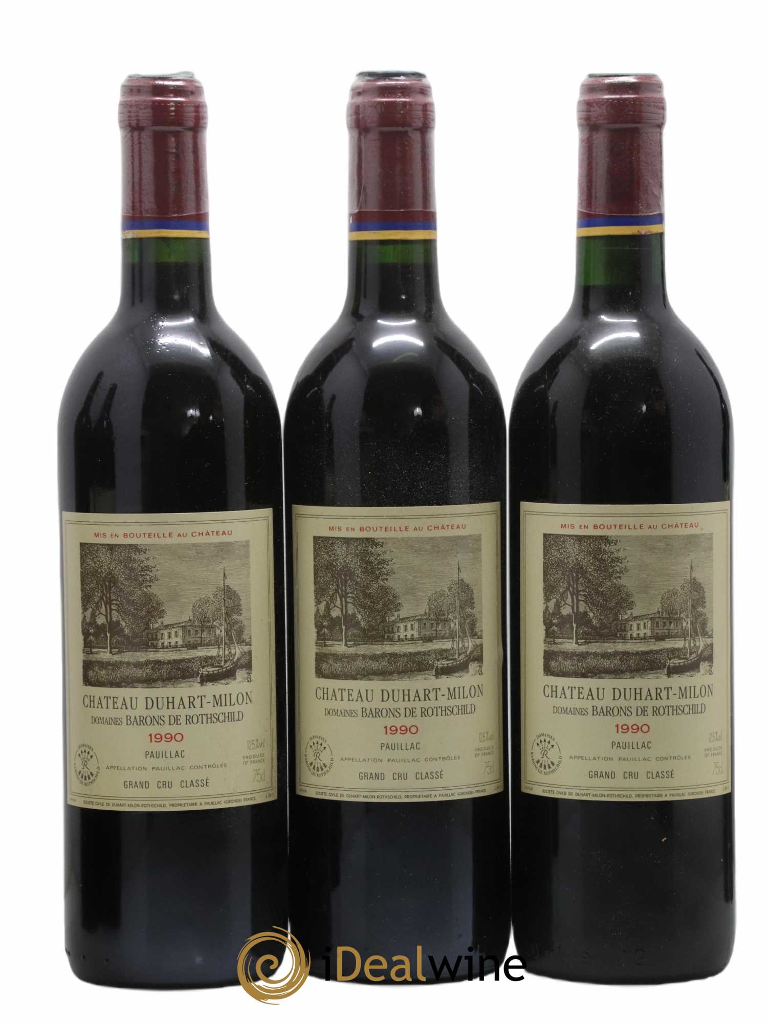 Château Duhart-Milon 4ème Grand Cru Classé 1990 - Lot de 12 bouteilles - 3