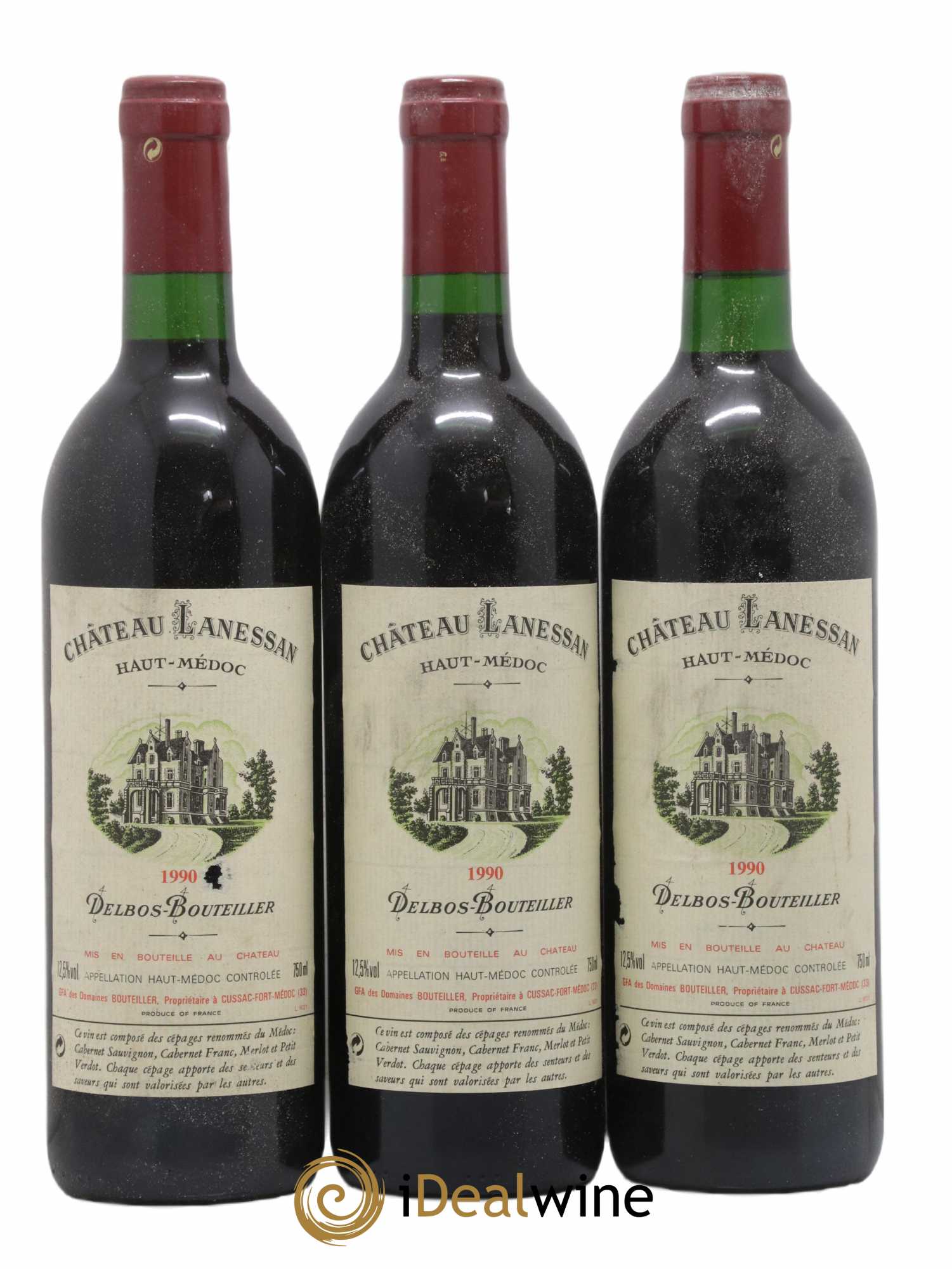Château Lanessan Cru Bourgeois 1990 - Lot de 6 bouteilles - 2