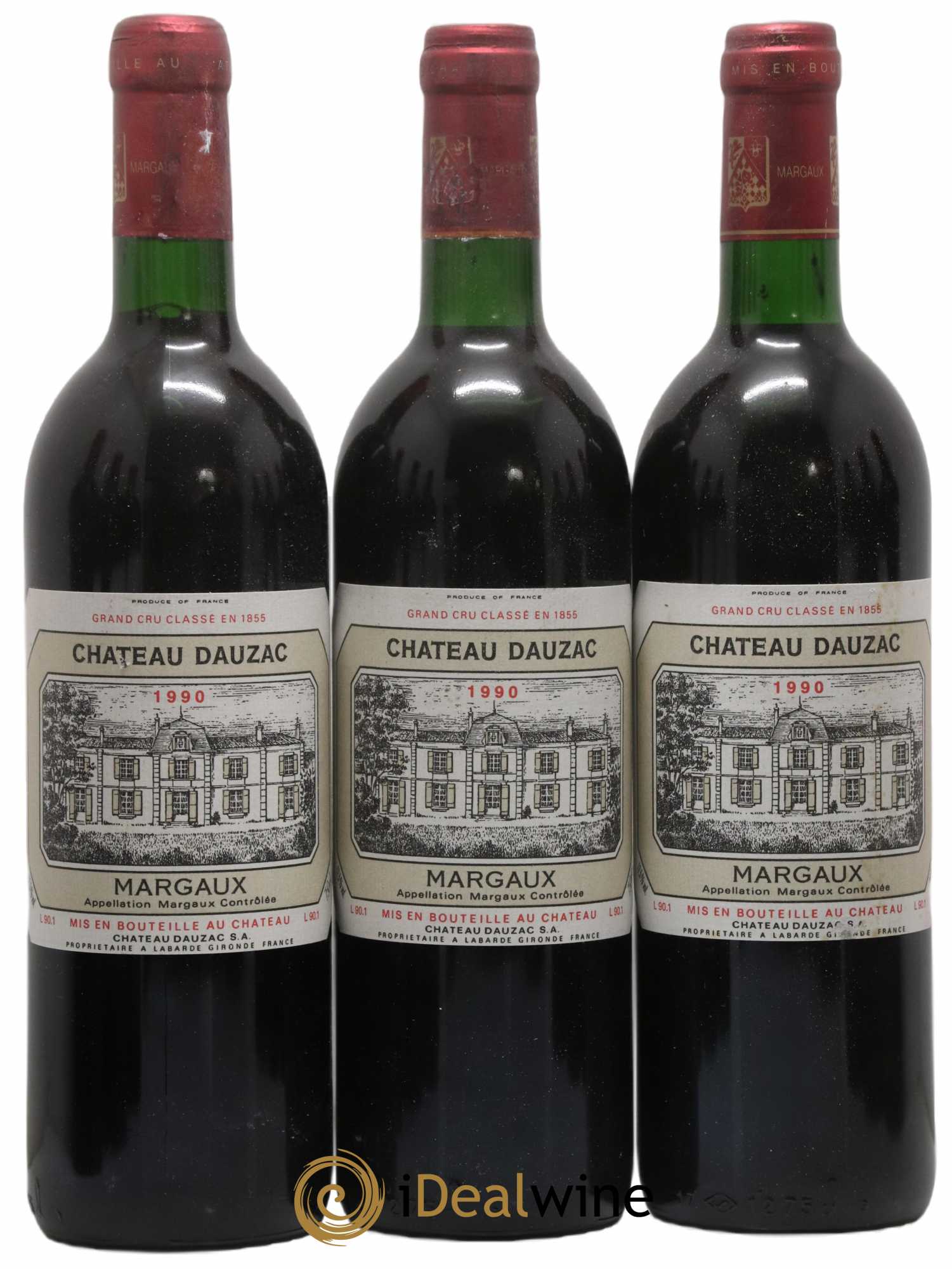 Château Dauzac 5ème Grand Cru Classé 1990 - Lot de 12 bouteilles - 2