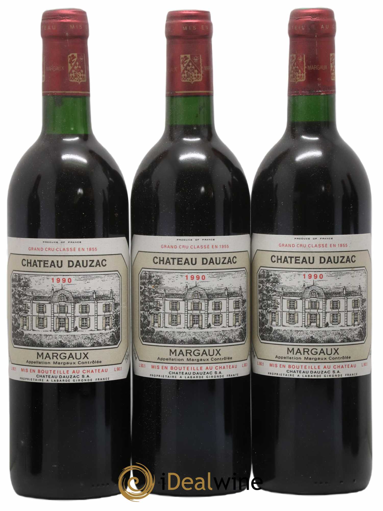 Château Dauzac 5ème Grand Cru Classé 1990 - Lot de 12 bouteilles - 3