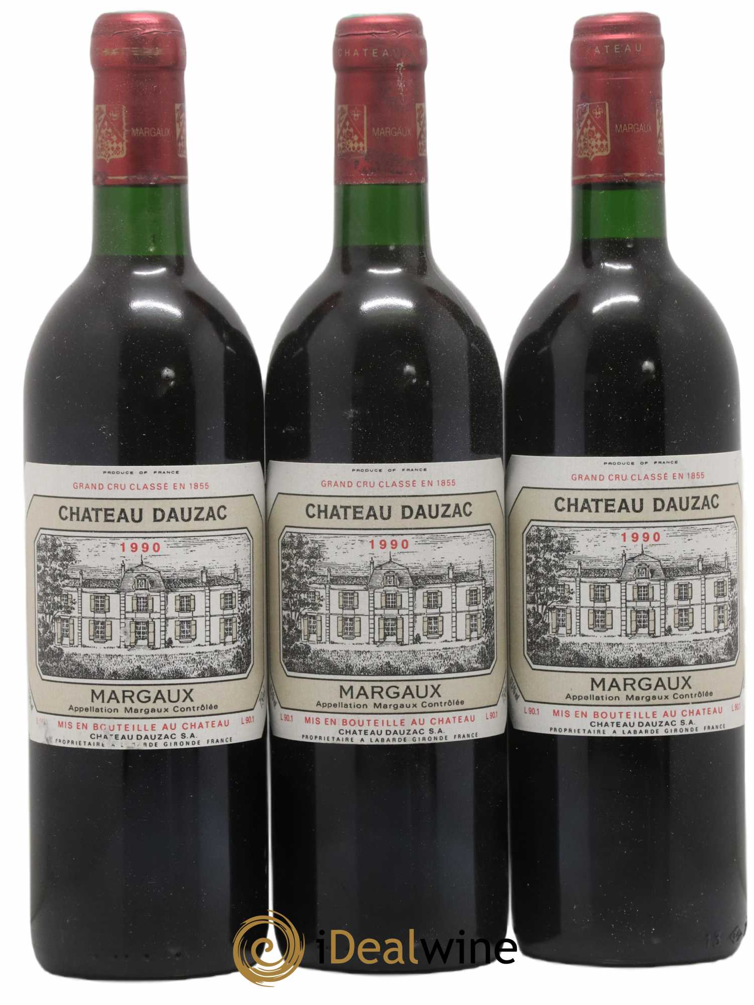 Château Dauzac 5ème Grand Cru Classé 1990 - Lot de 12 bouteilles - 4