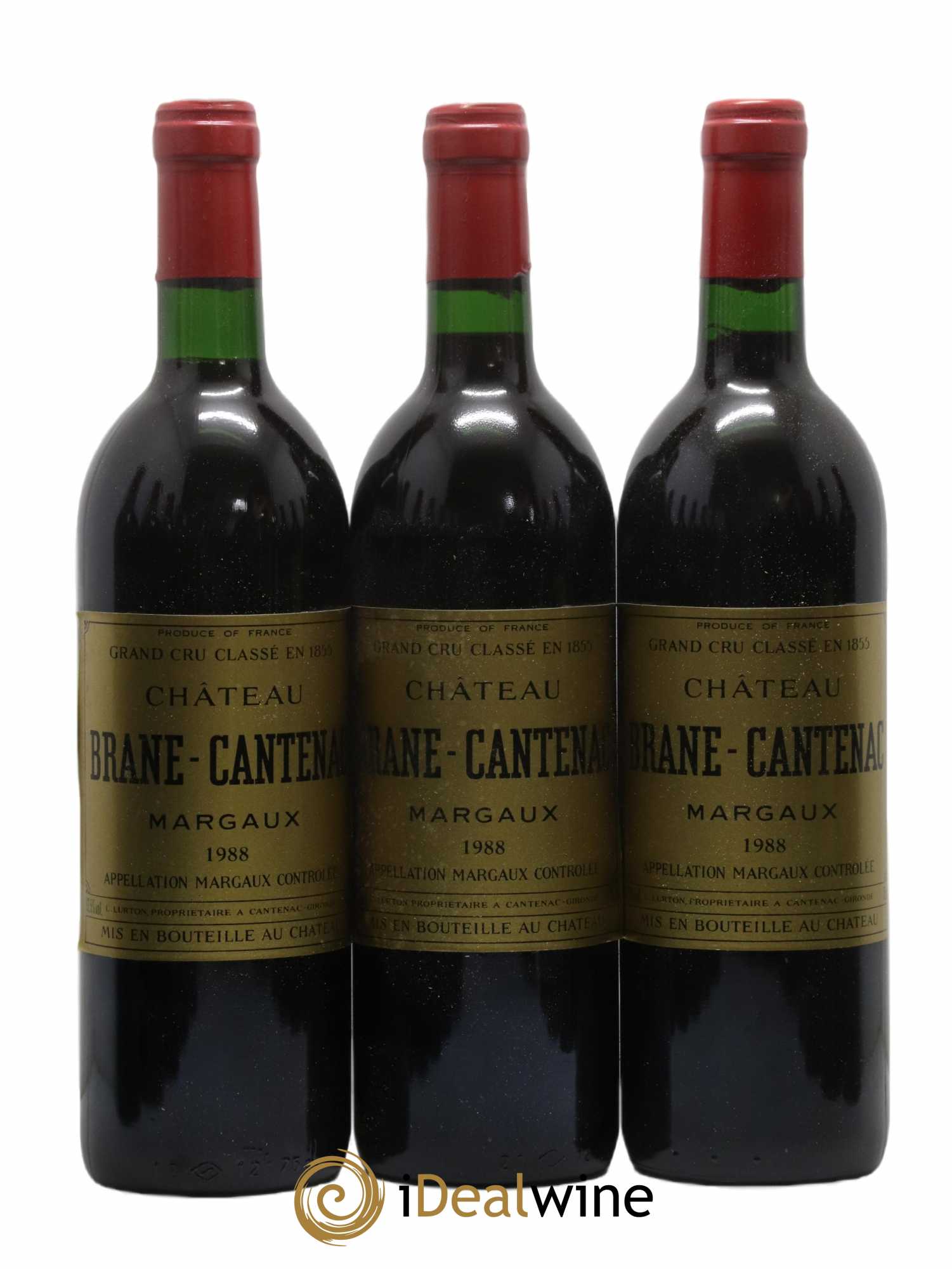 Château Brane Cantenac 2ème Grand Cru Classé 1988 - Lot de 12 bouteilles - 1