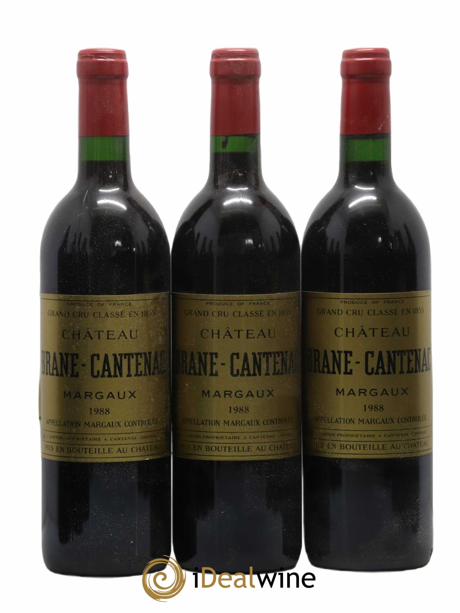 Château Brane Cantenac 2ème Grand Cru Classé 1988 - Lot de 12 bouteilles - 2