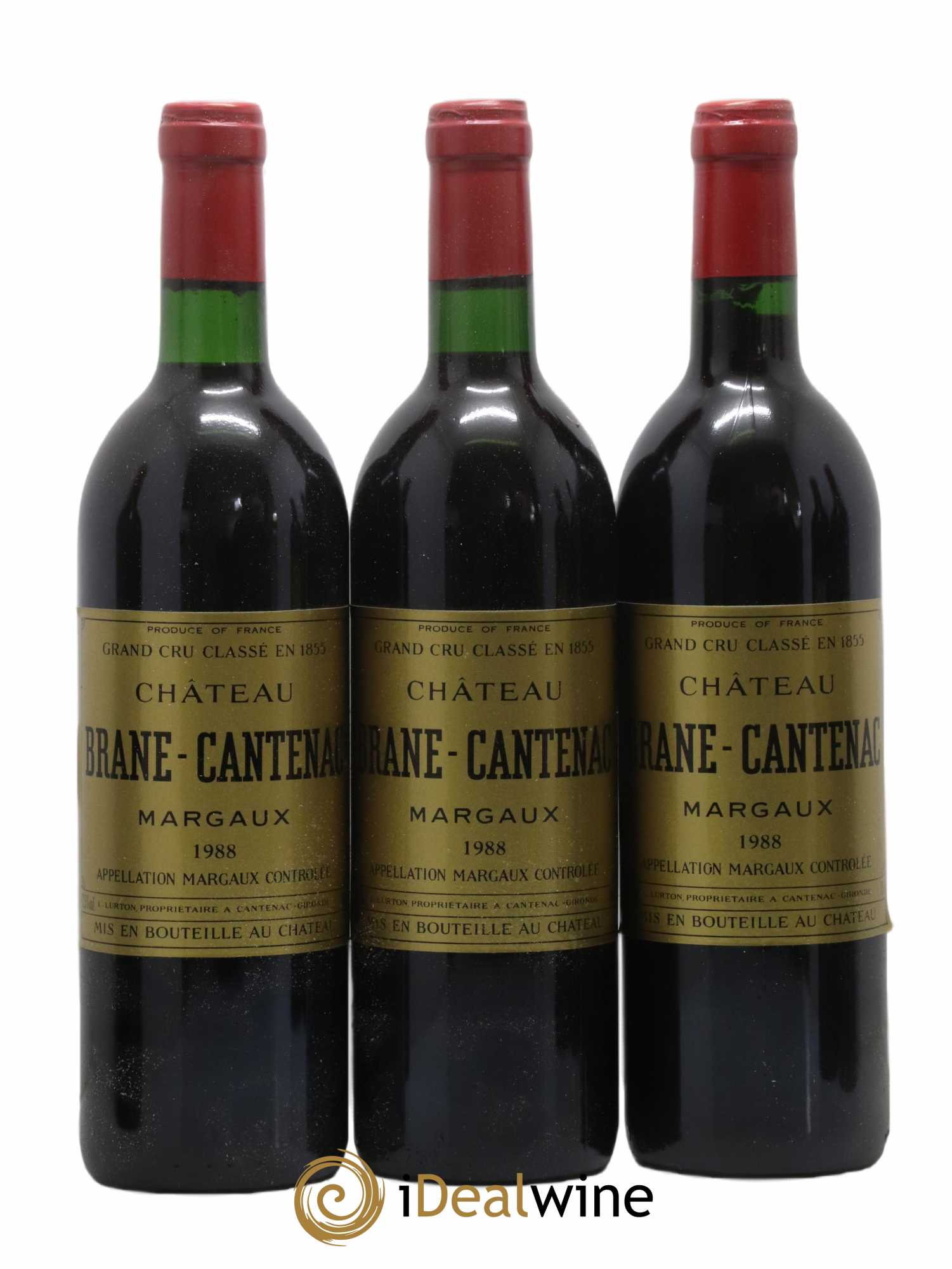 Château Brane Cantenac 2ème Grand Cru Classé 1988 - Lot de 12 bouteilles - 3