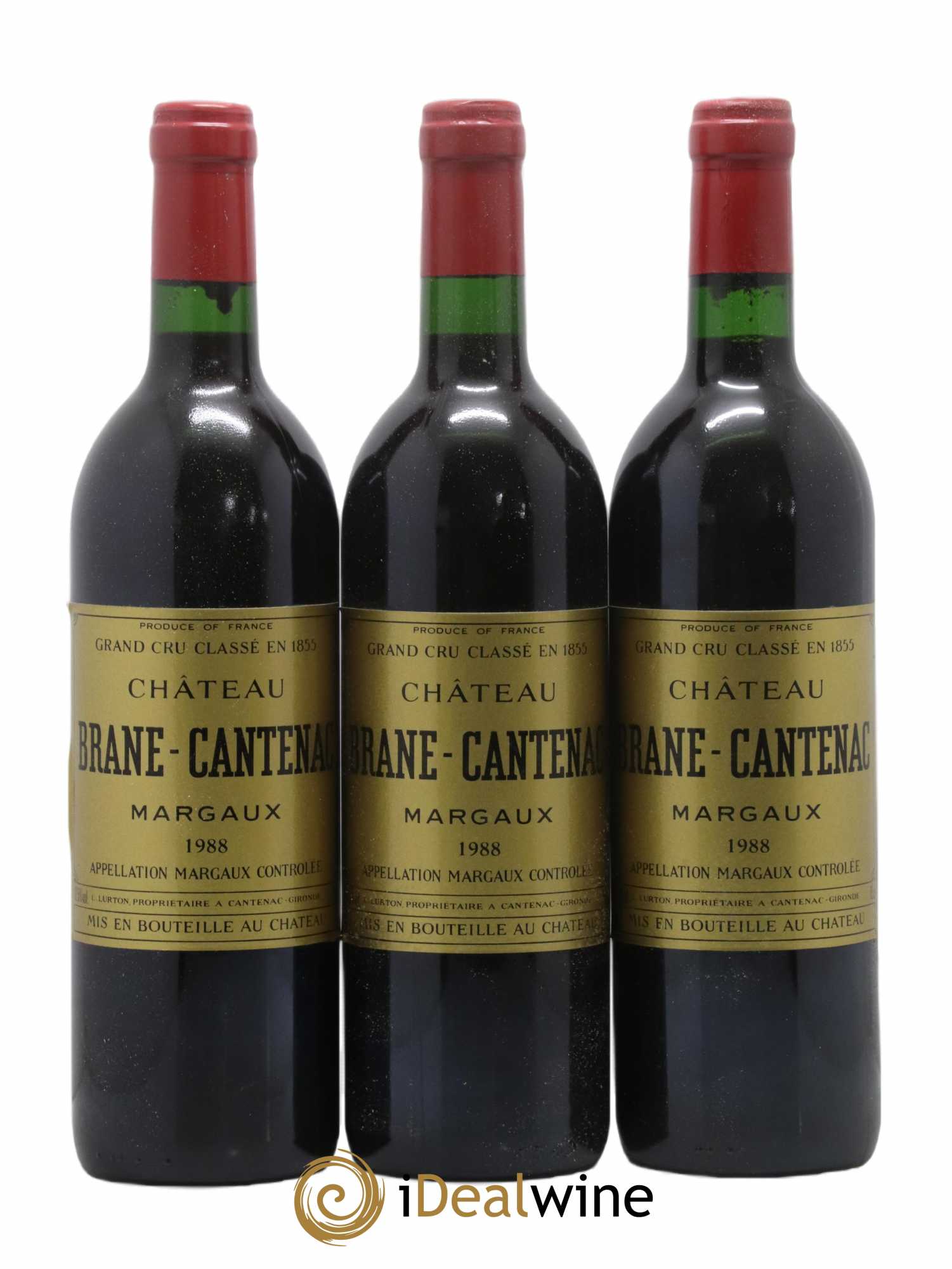 Château Brane Cantenac 2ème Grand Cru Classé 1988 - Lot de 12 bouteilles - 4