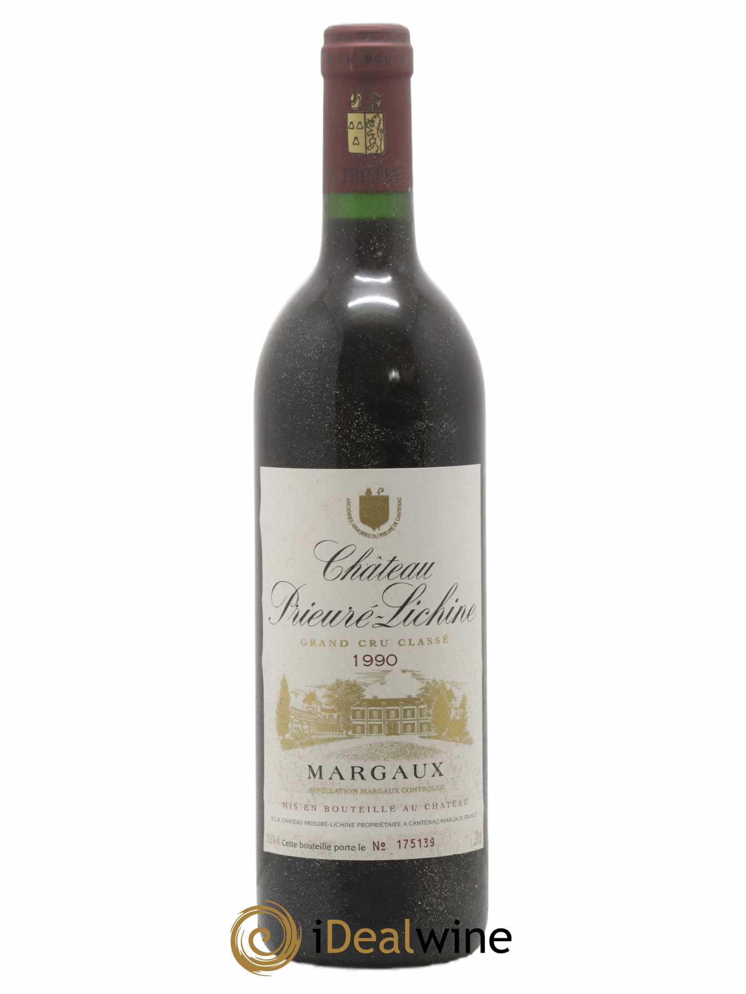 Château Prieuré Lichine 4ème Grand Cru Classé 1990 - Lot de 1 bouteille - 0
