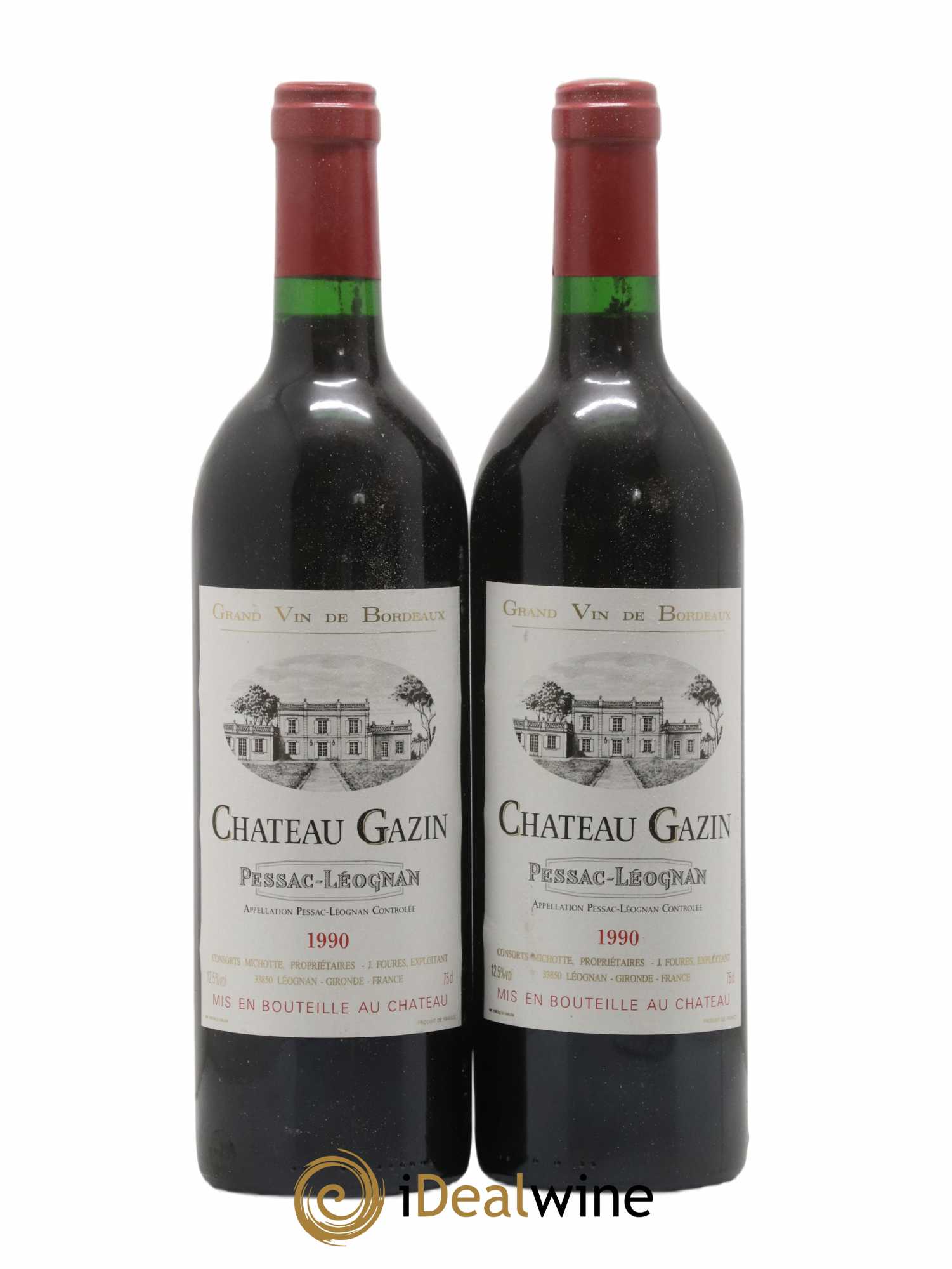 Pessac-Léognan 1990 - Posten von 2 Flaschen - 0
