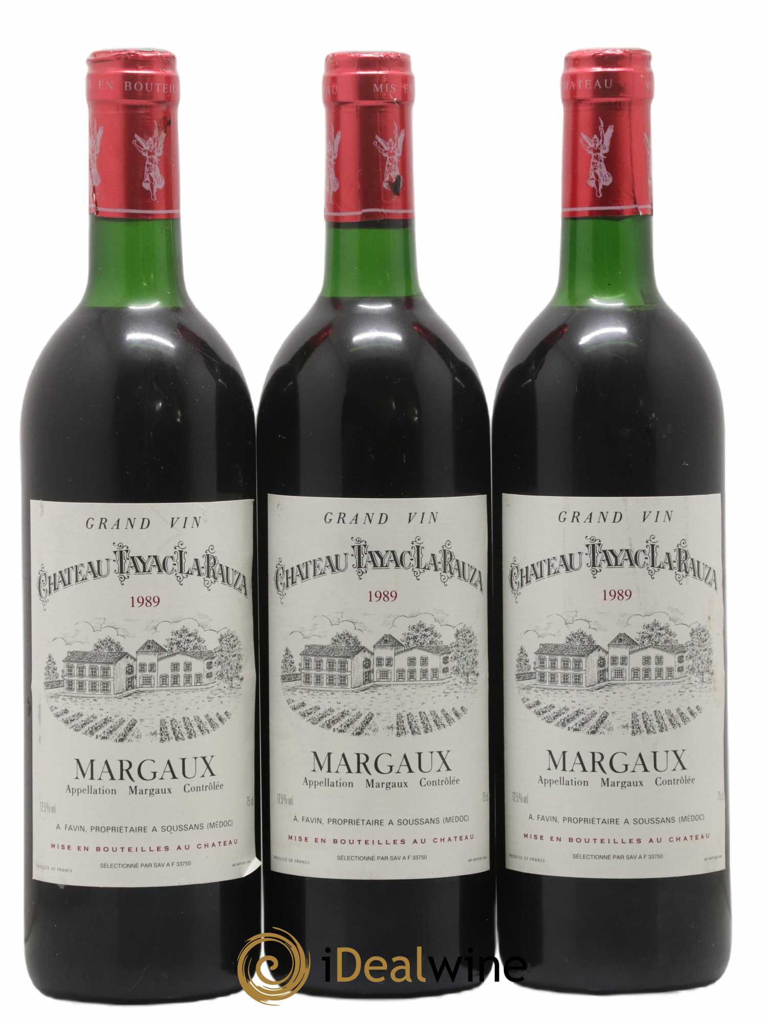 Bordeaux 1989 - Posten von 3 Flaschen - 0
