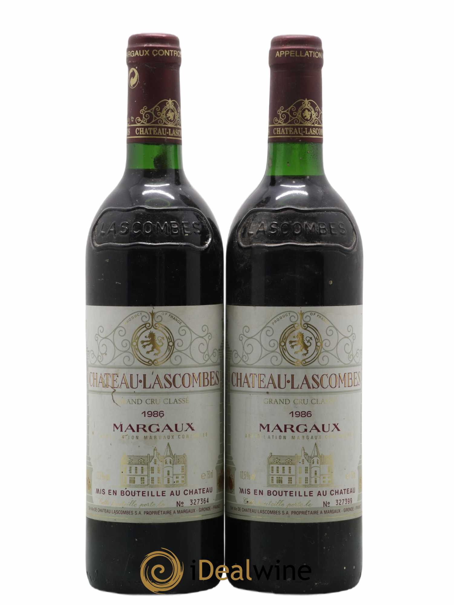 Château Lascombes 2ème Grand Cru Classé 1986 - Lot de 2 bouteilles - 0