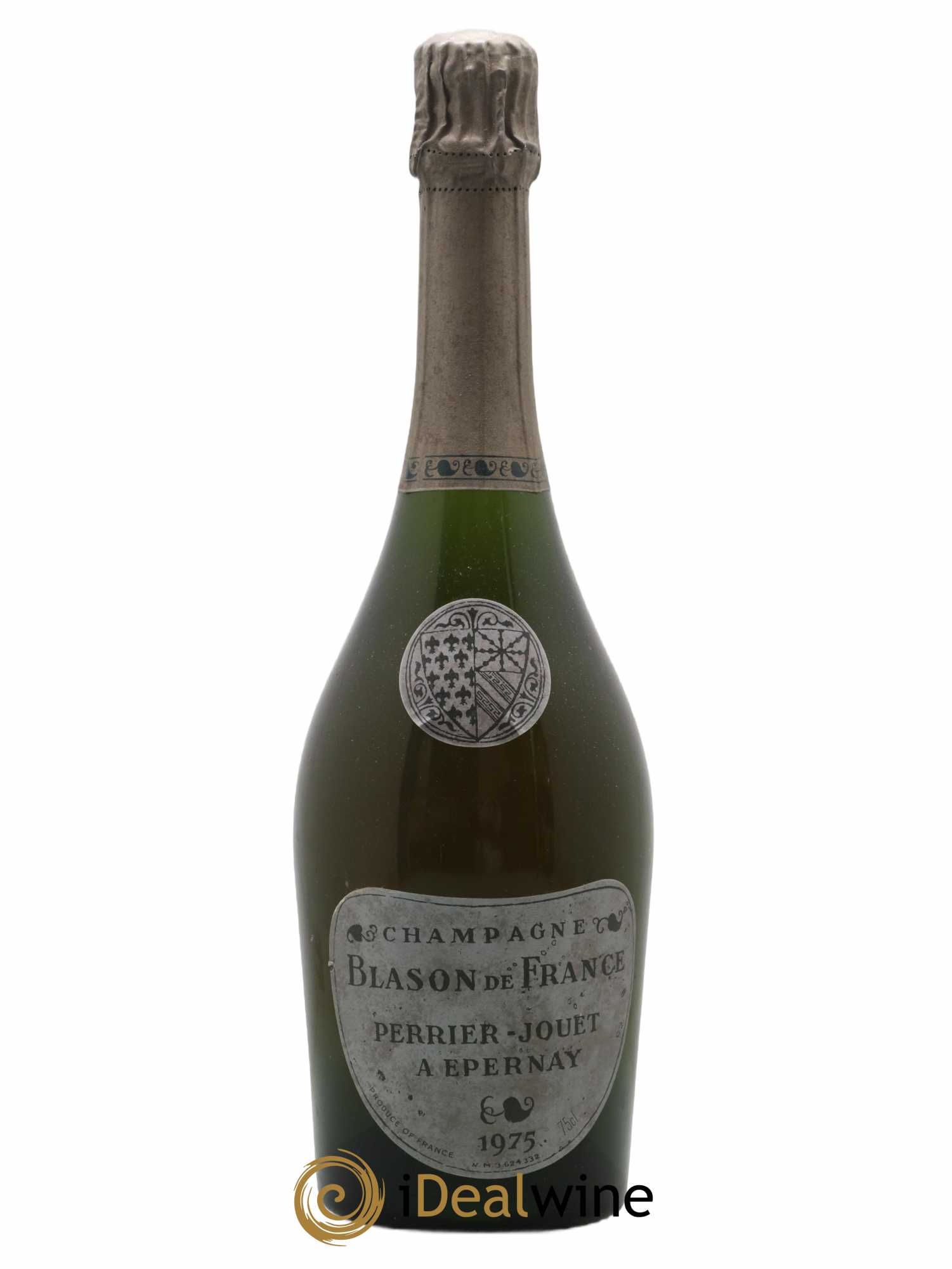 Blason de France Perrier-Jouët 1975 - Lot de 1 bouteille - 1