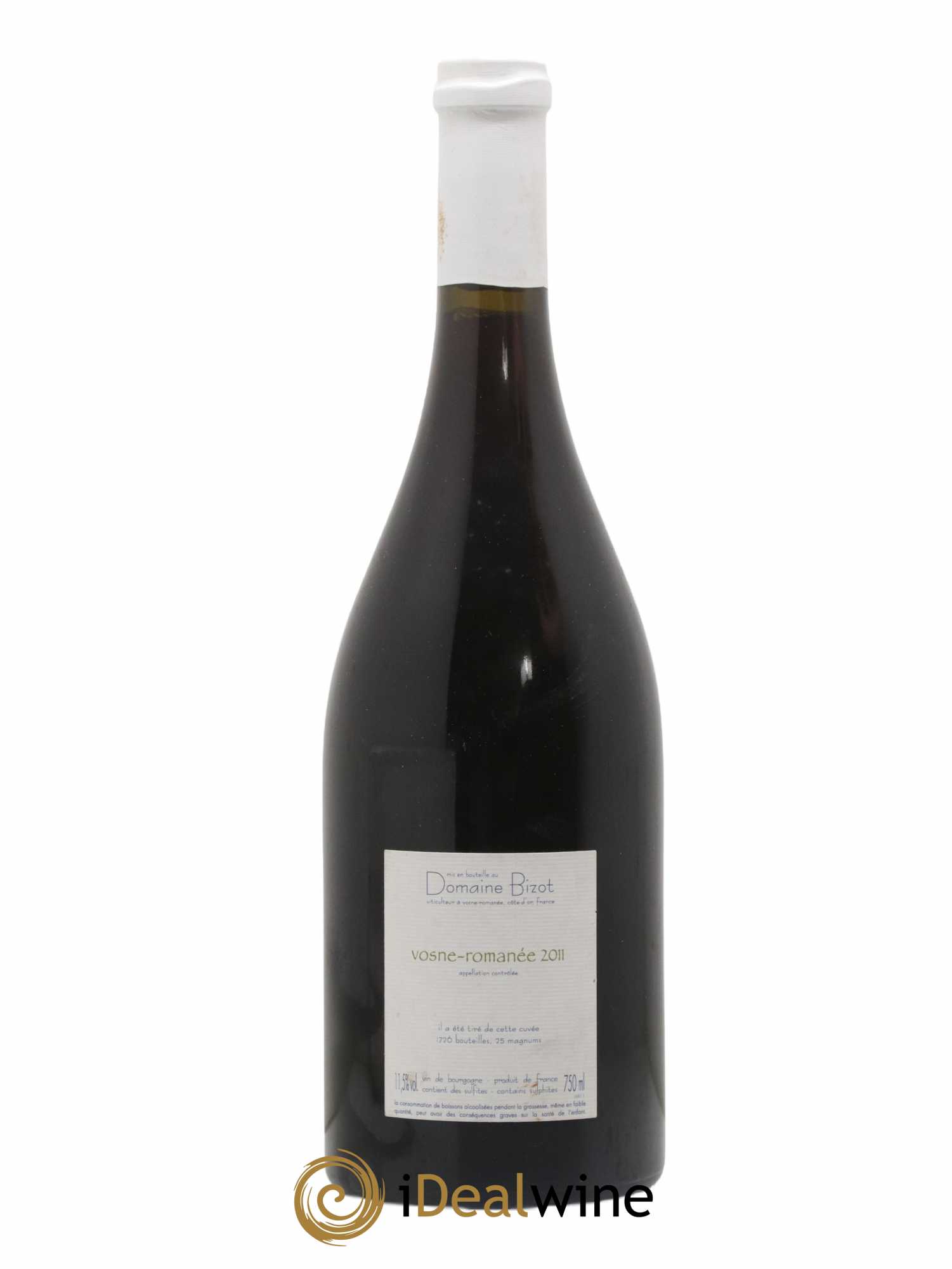 Vosne-Romanée Bizot (Domaine) 2011 - Lot de 1 bouteille - 1