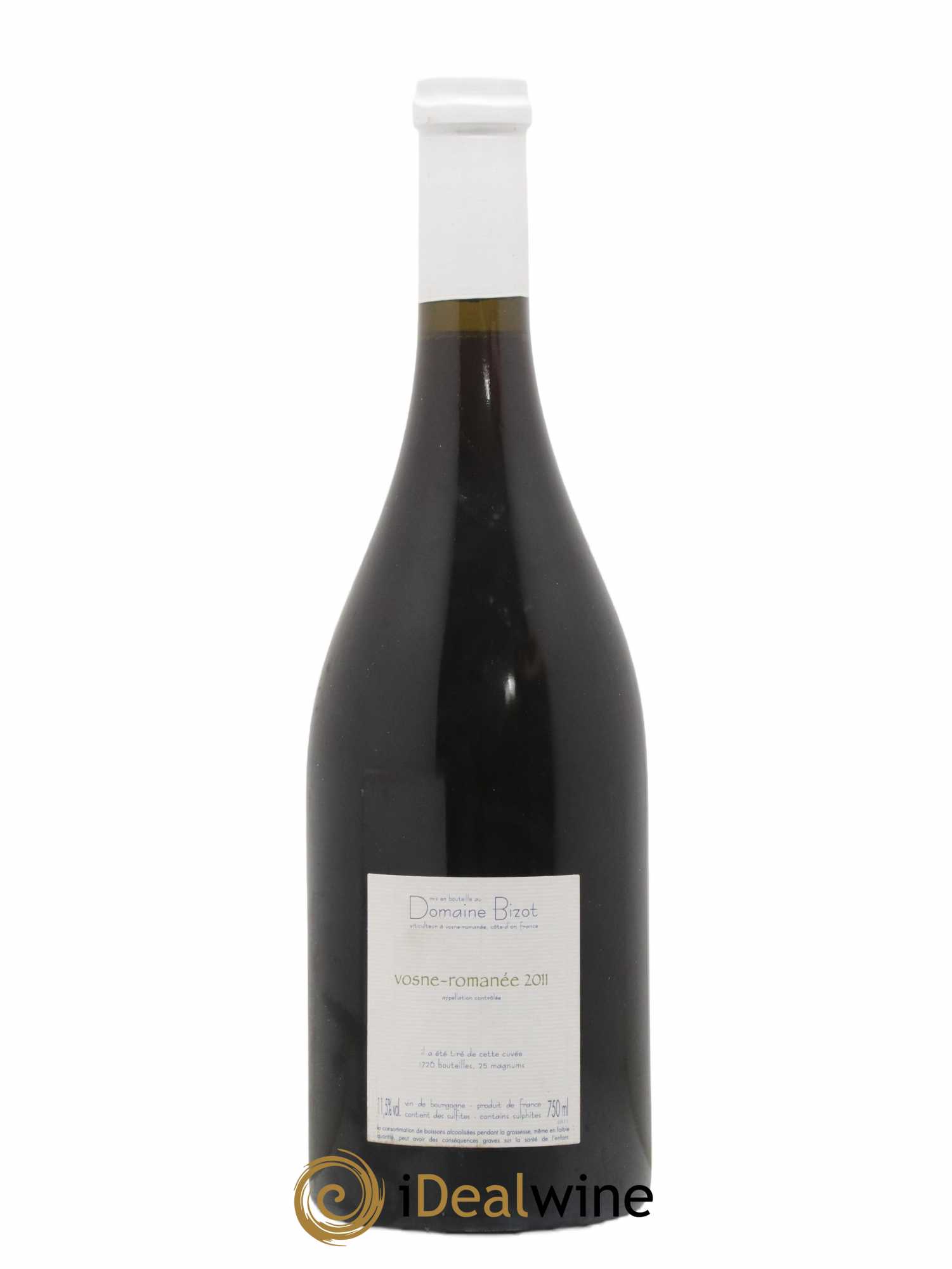 Vosne-Romanée Bizot (Domaine) 2011 - Lot de 1 bouteille - 1