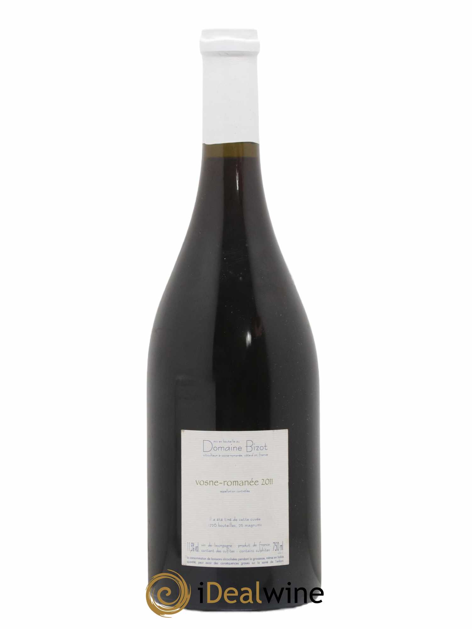 Vosne-Romanée Bizot (Domaine) 2011 - Lot de 1 bouteille - 1