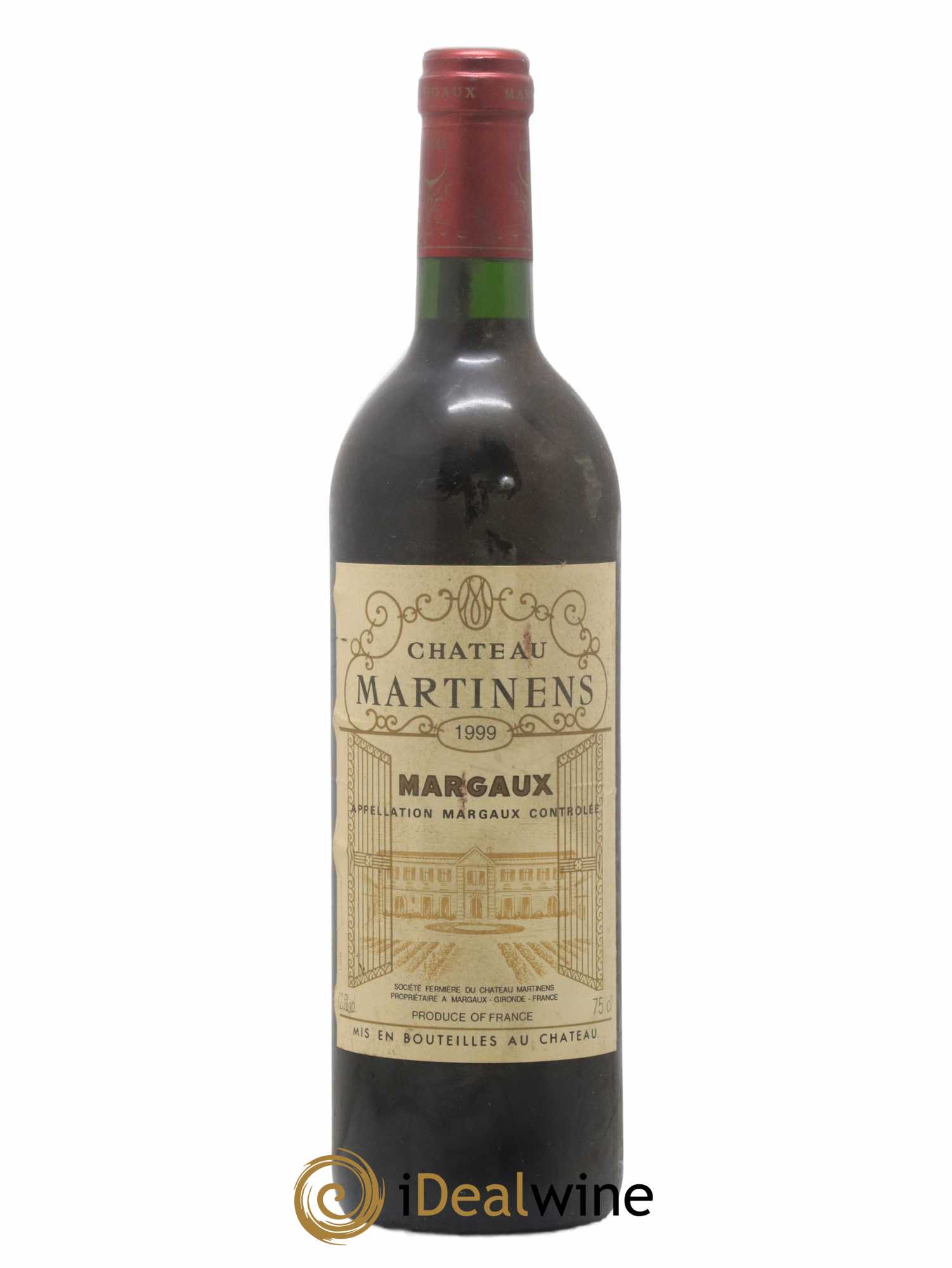 Château Martinens Cru Bourgeois 1999 - Lot de 1 bouteille - 0