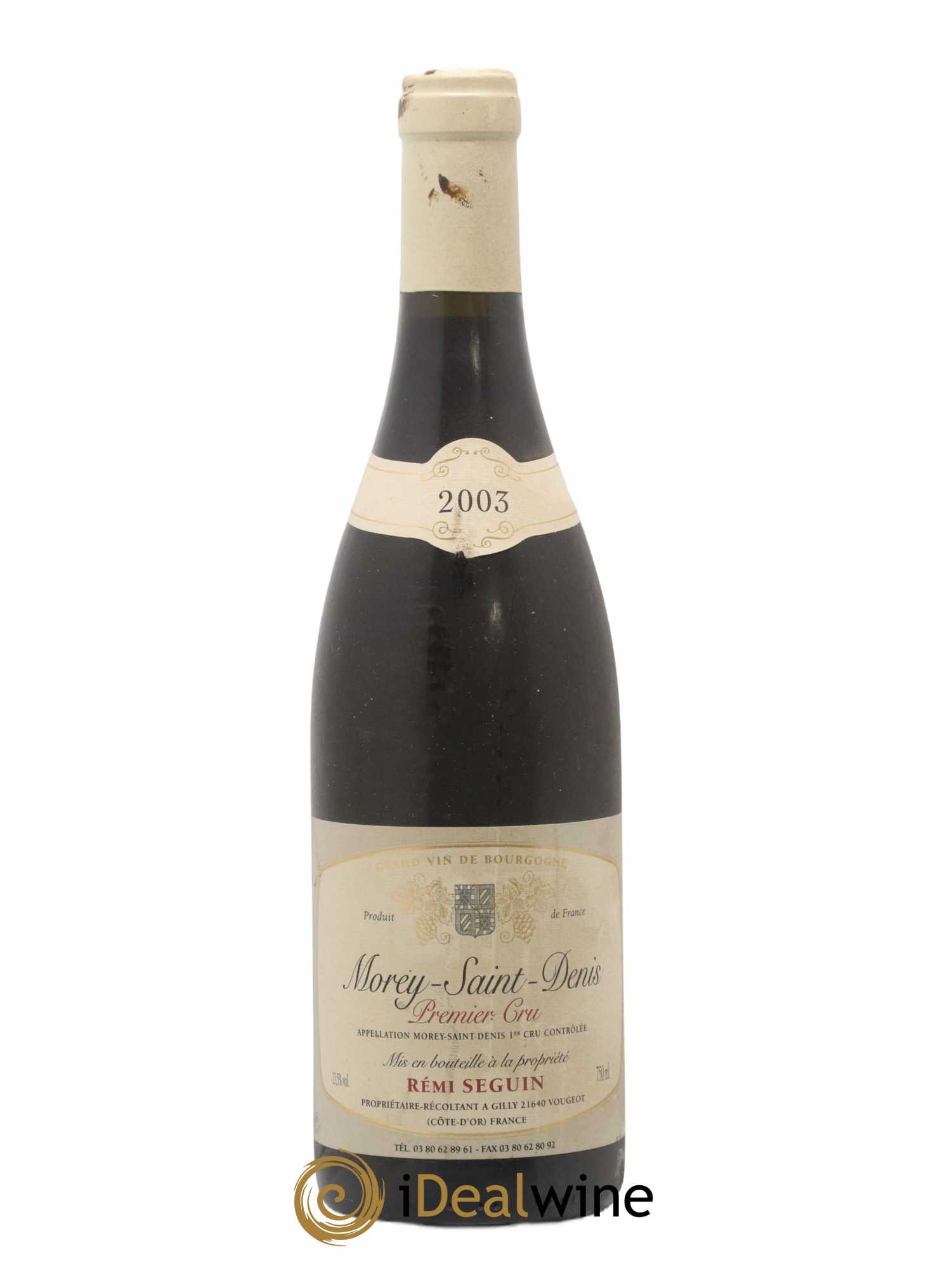 Morey-Saint-Denis 1er Cru Remi Seguin 2003 - Lot de 1 bouteille - 0