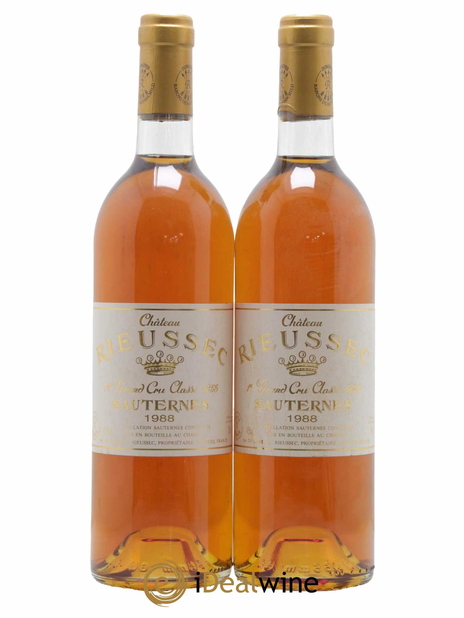 Château Rieussec 1er Grand Cru Classé 1988 - Lotto di 2 bottiglie - 0