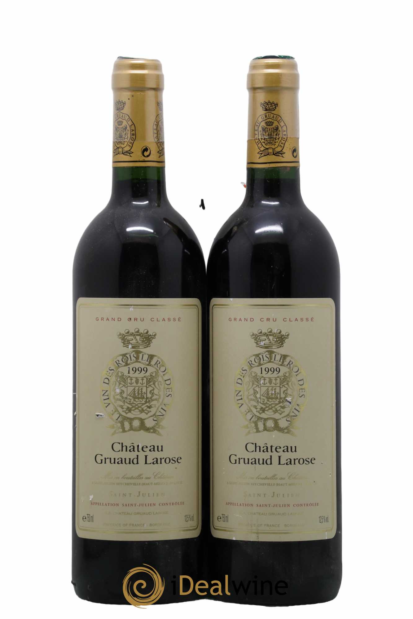 Château Gruaud Larose 2ème Grand Cru Classé 1999 - Lot de 2 bouteilles - 0