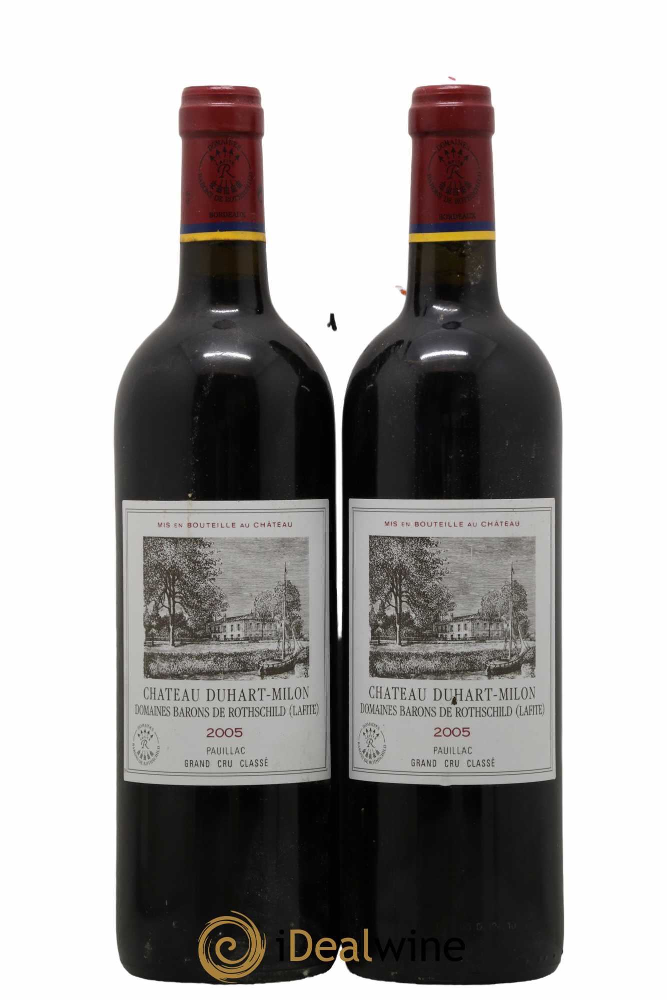 Château Duhart-Milon 4ème Grand Cru Classé 2005 - Lot de 2 bouteilles - 0