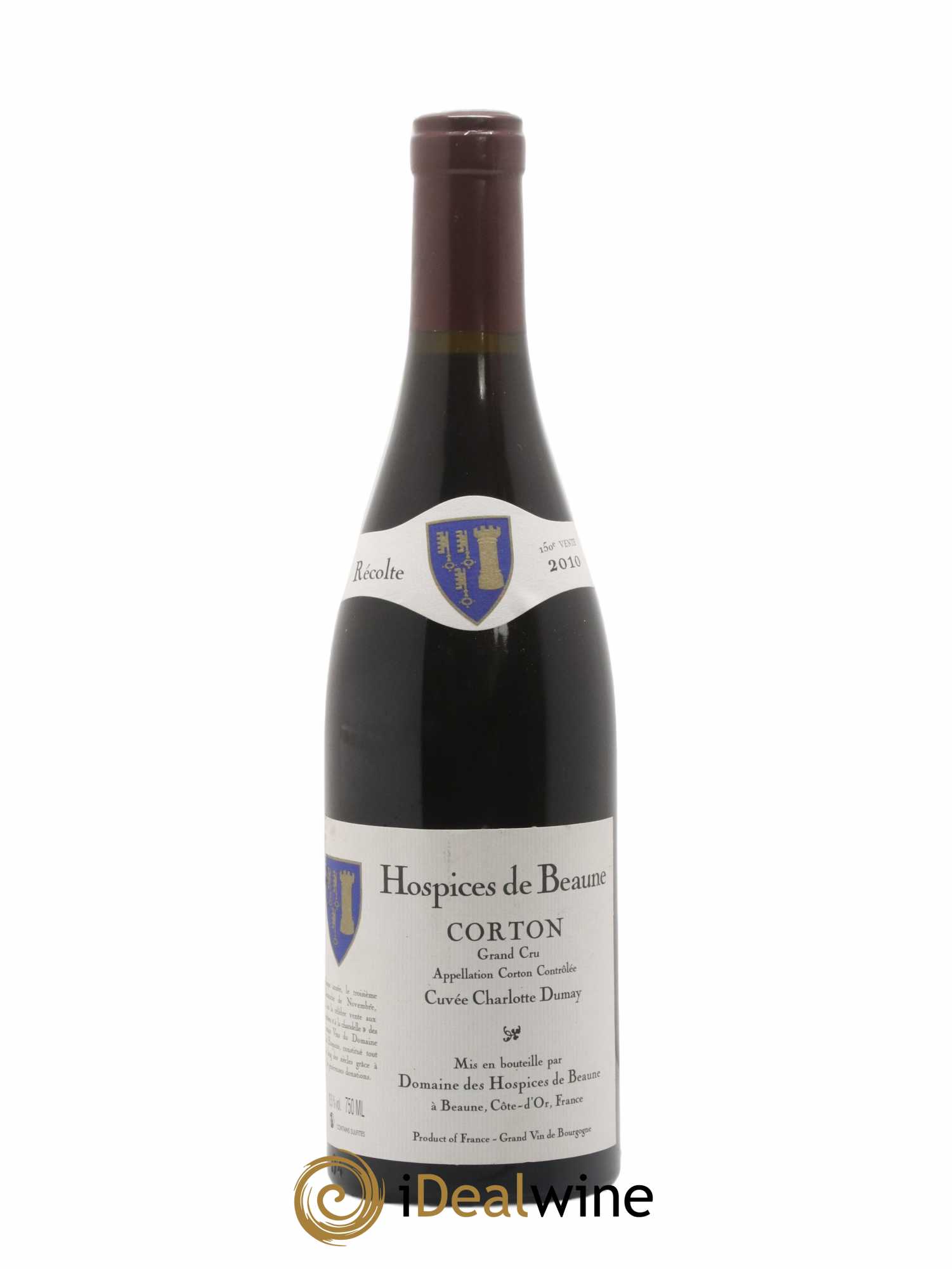 Corton Grand Cru Hospices de Beaune Cuvée Dumay 2010 - Lot de 1 bouteille - 0