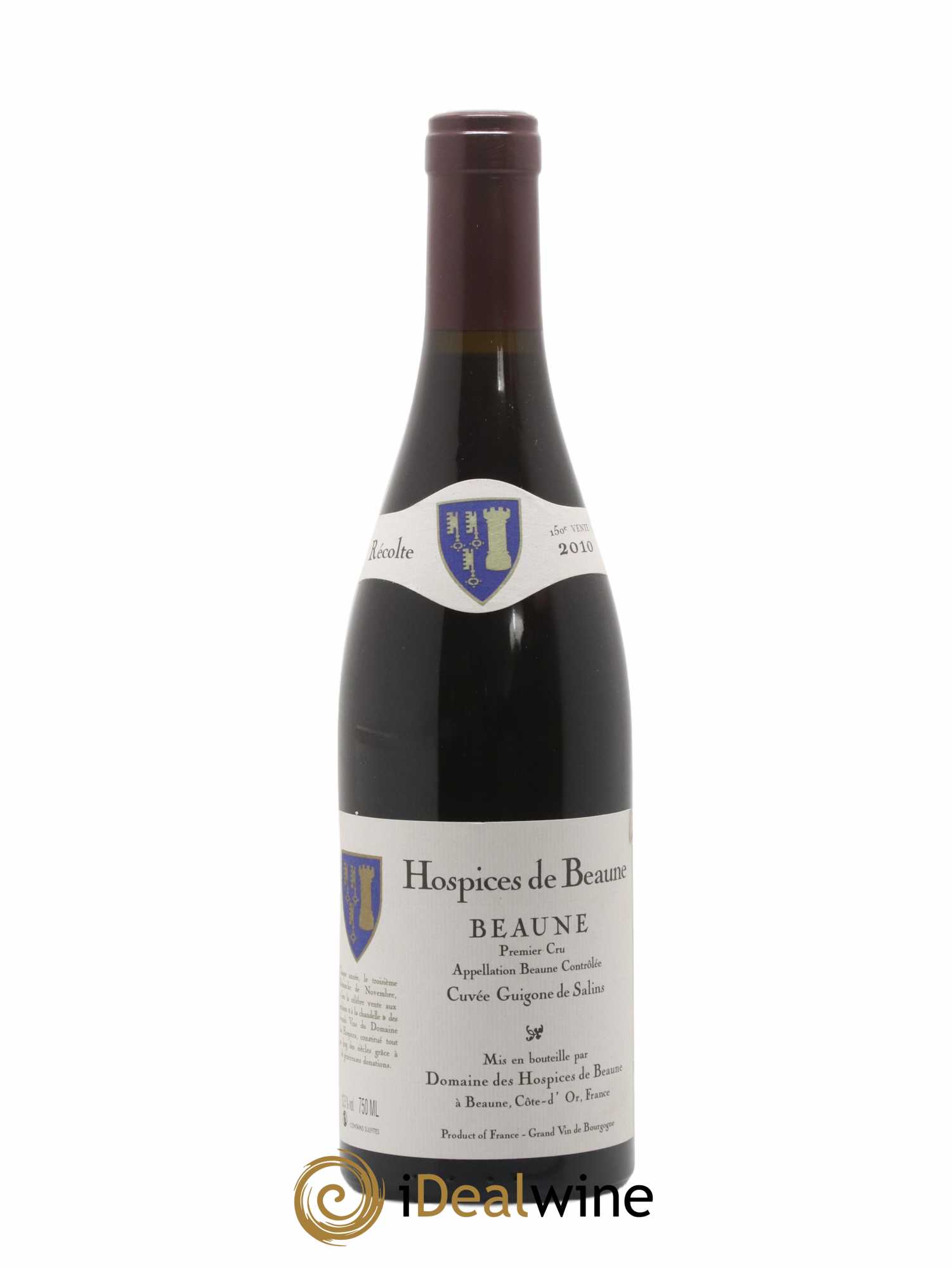 Beaune 1er Cru Hospices de Beaune Cuvée guigone de Salins 2010 - Lot of 1 bottle - 0
