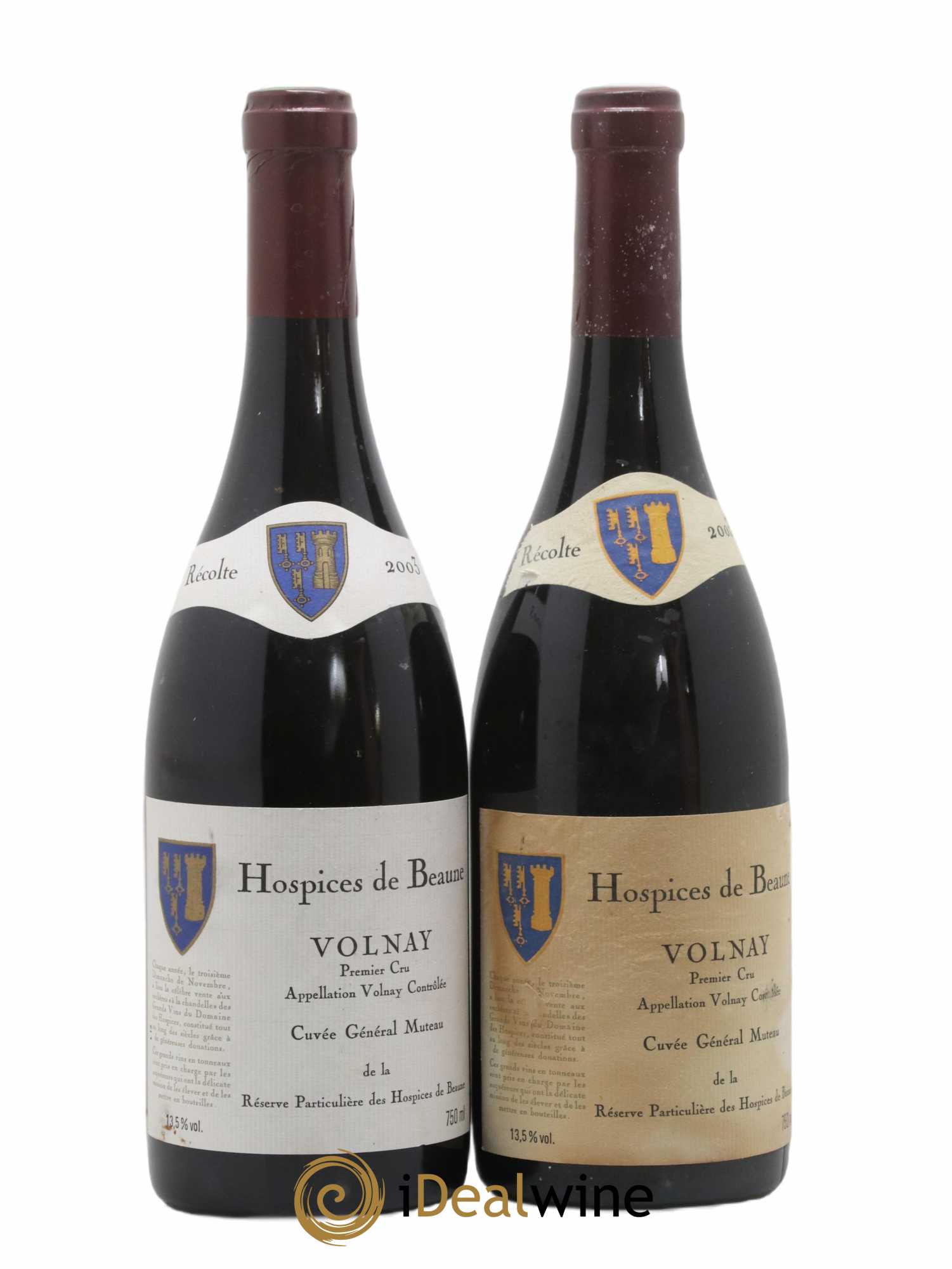 Volnay 1er Cru 2003 - Posten von 2 Flaschen - 0
