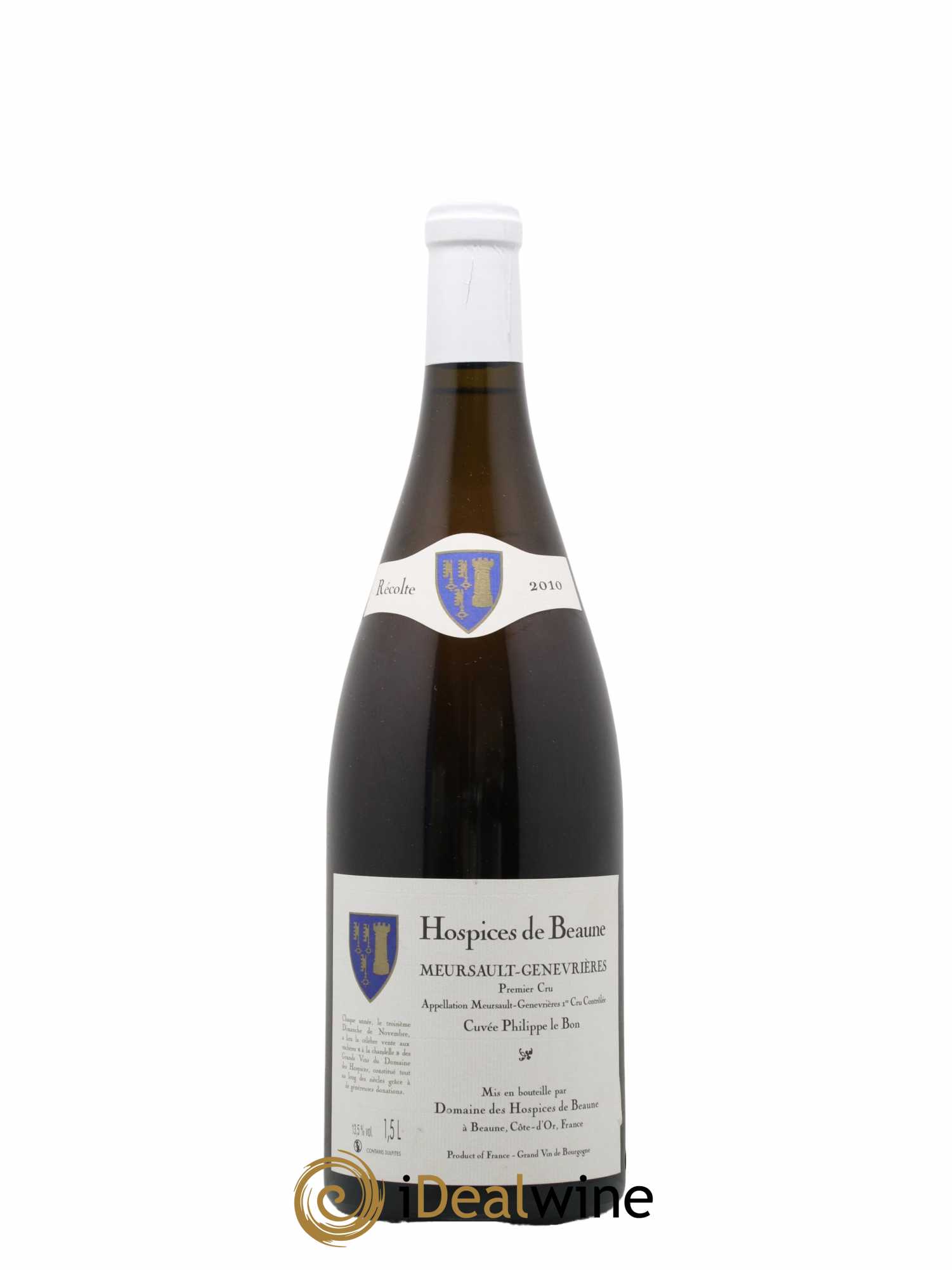 Meursault 1er Cru Genevrières Cuvée Philippe le Bon Hospices de Beaune 2010 - Posten von 1 Magnum - 0