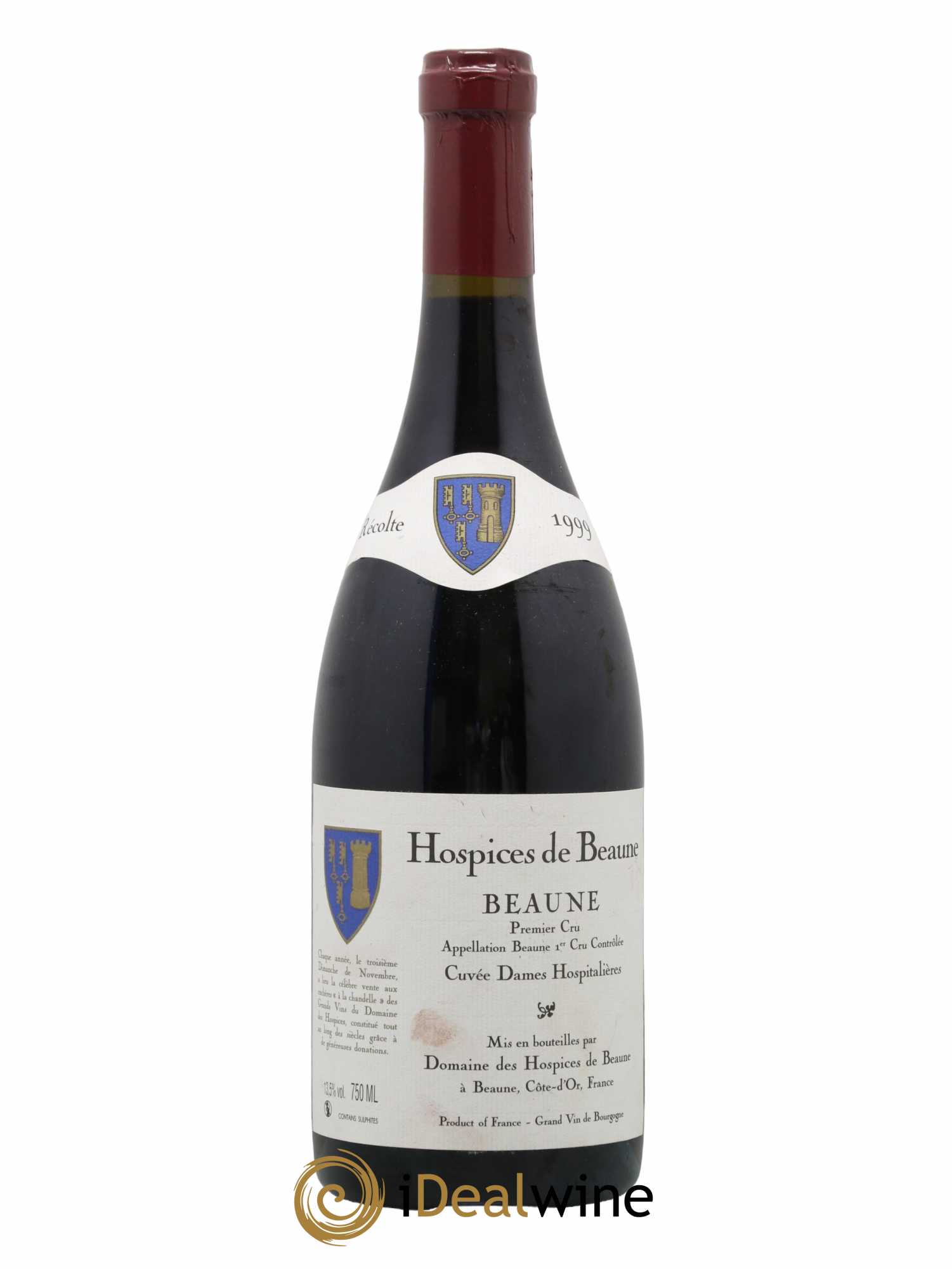 Beaune 1er Cru Cuvée Dames Hospitalières Hospices de Beaune 1999 - Lot de 1 bouteille - 0