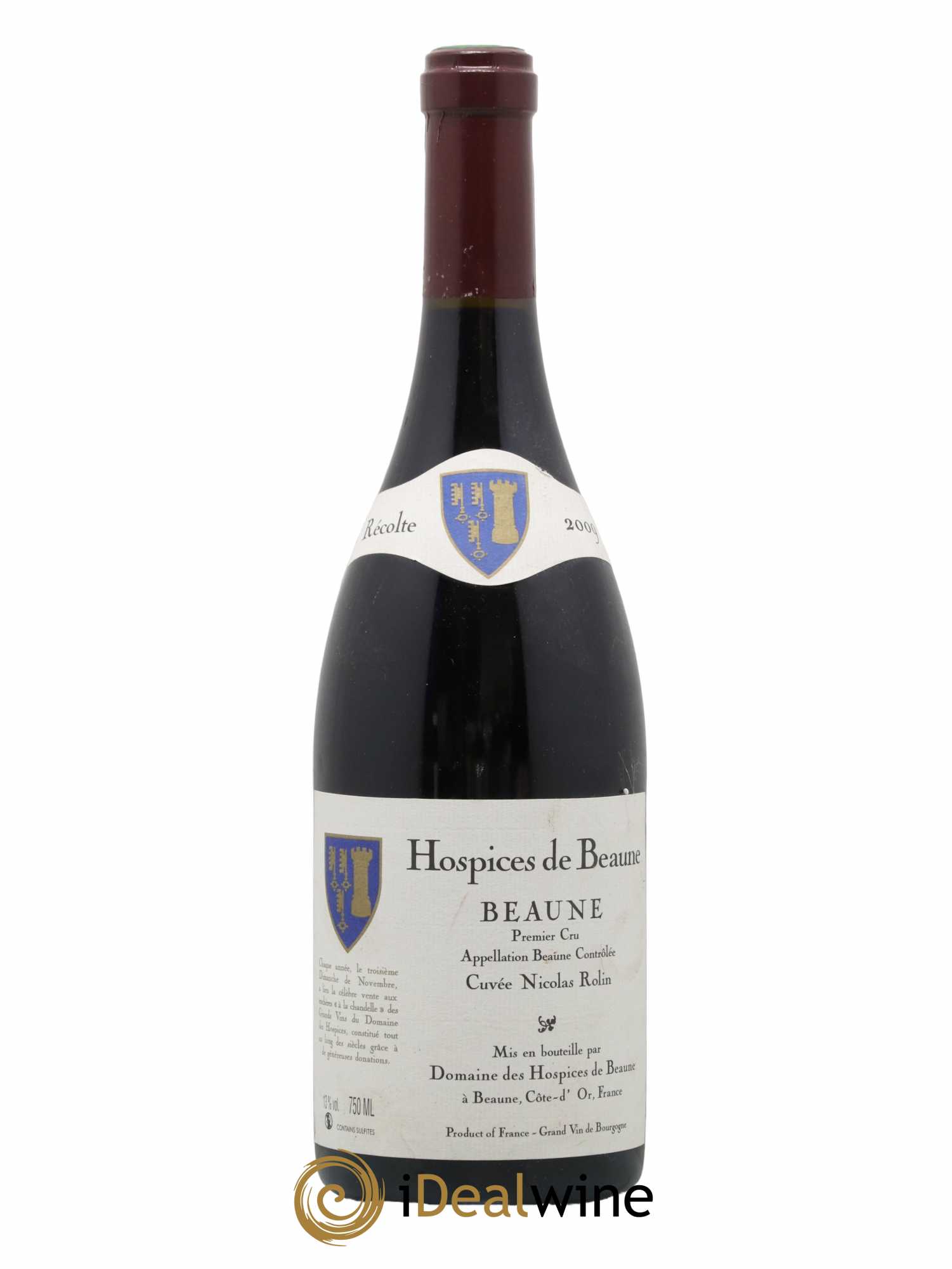 Beaune Cuvée Nicolas Rolin Hospices de Beaune 2009 - Lot de 1 bouteille - 0