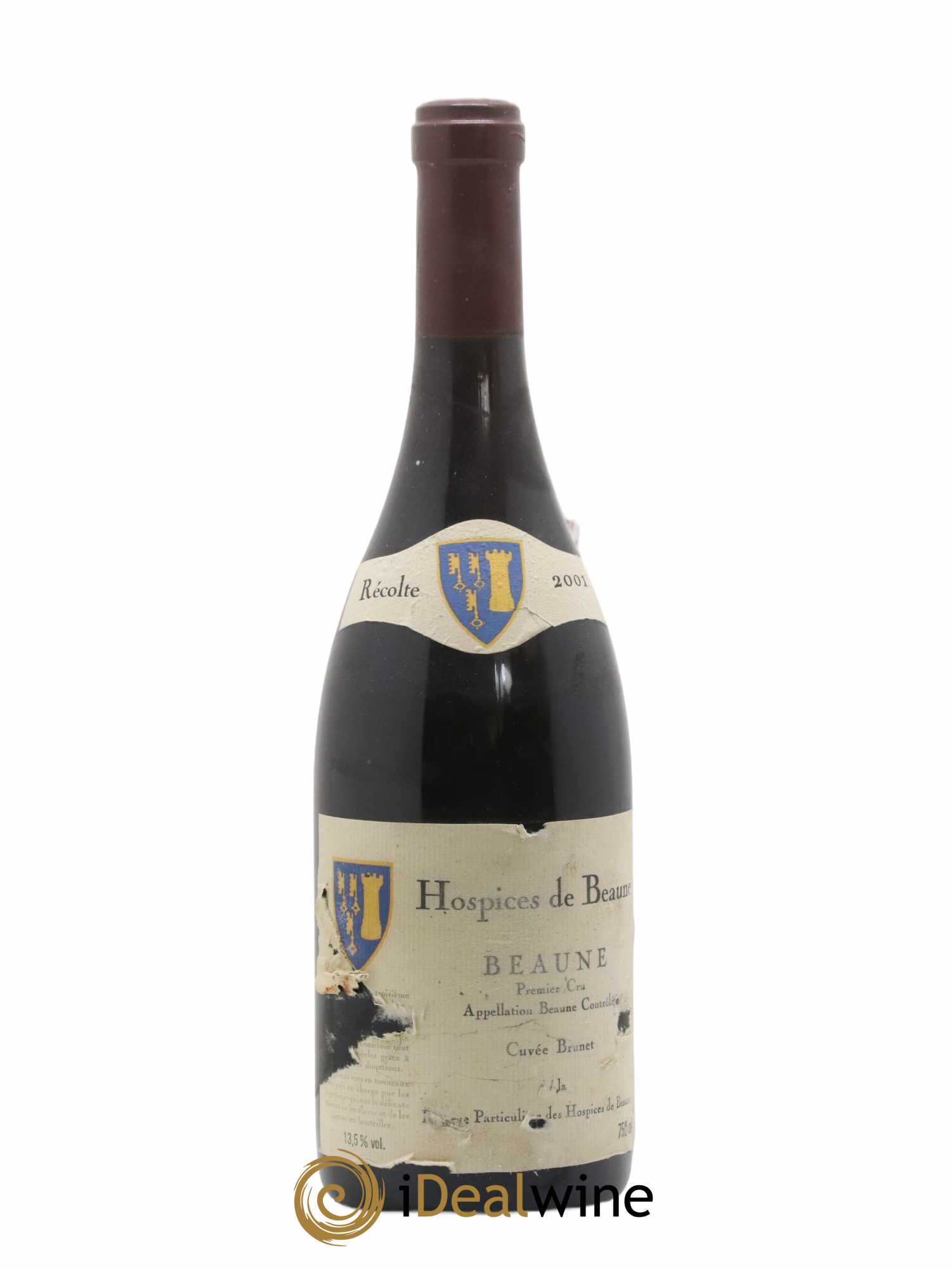 Beaune 1er Cru Hospices de Beaune Cuvée Brunet 2001 - Lot of 1 bottle - 0