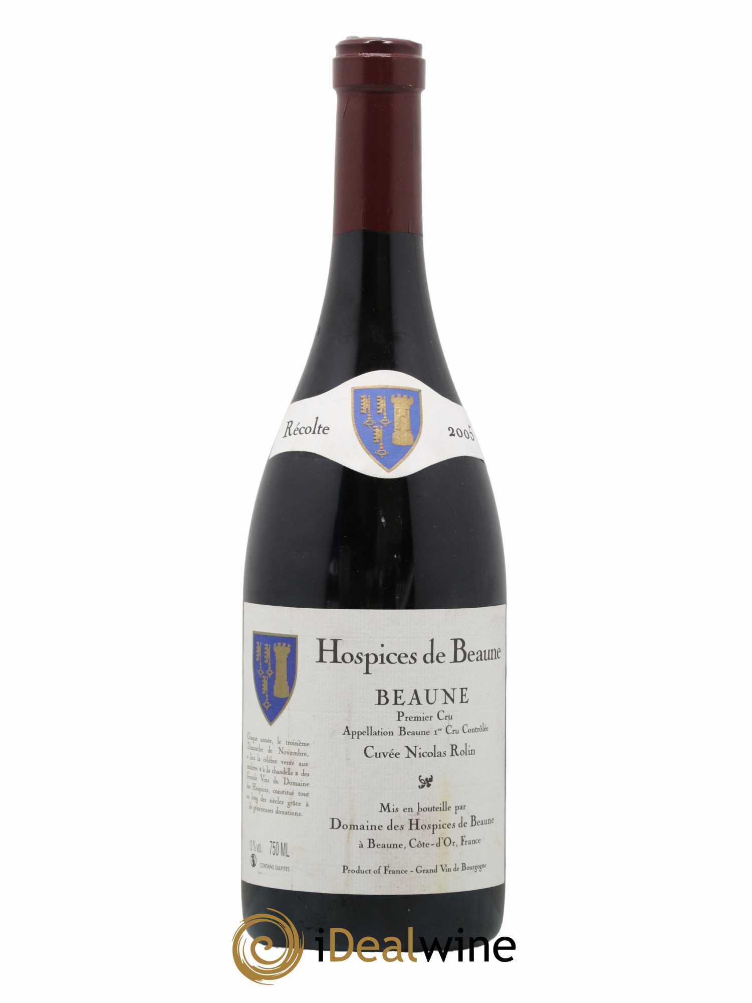 Beaune 1er Cru Cuvée Nicolas Rolin Hospices de Beaune 2005 - Lot de 1 bouteille - 0