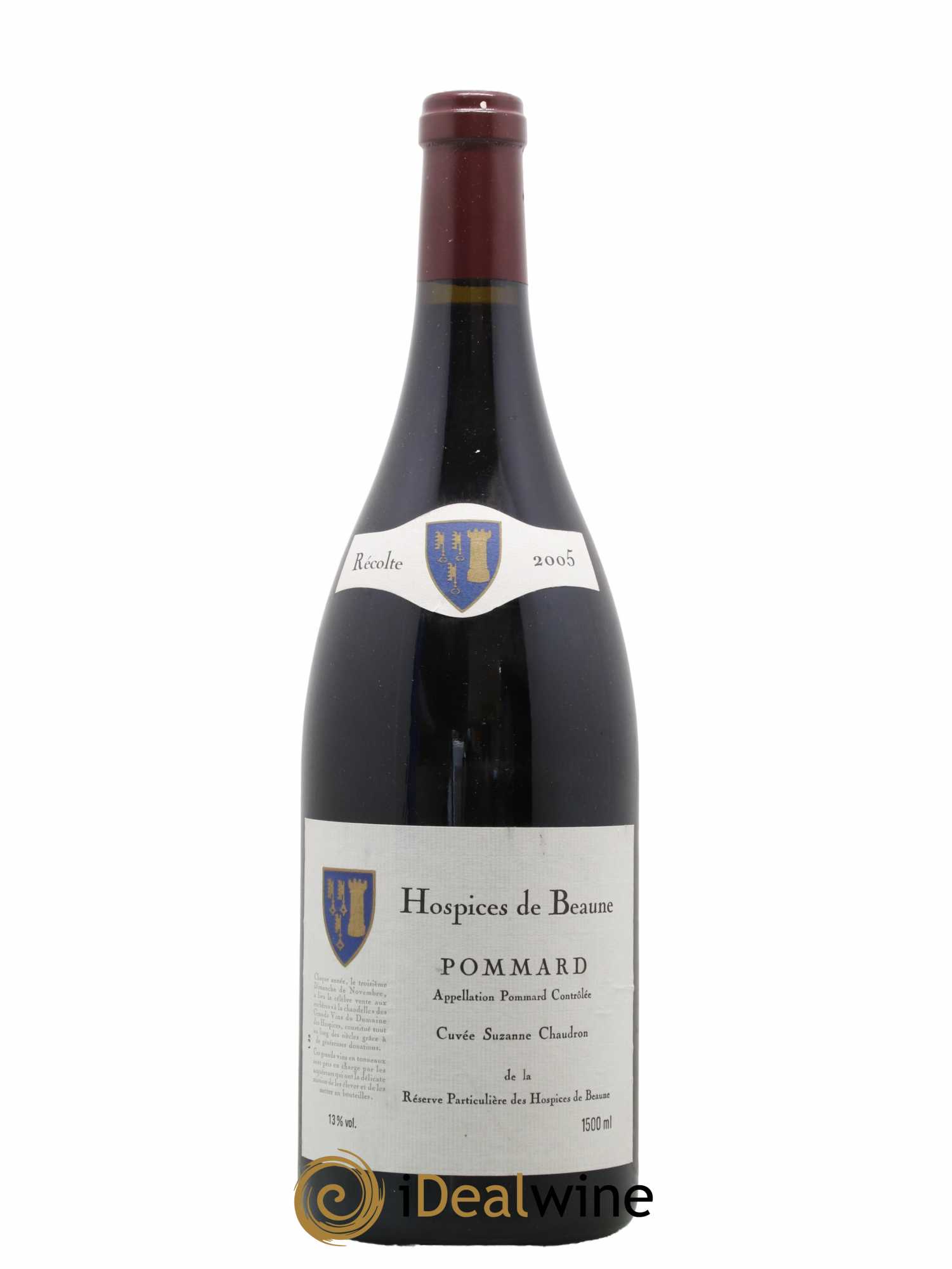 Pommard Cuvée Suzanne Chaudron Hospices de Beaune 2005 - Lot de 1 magnum - 0