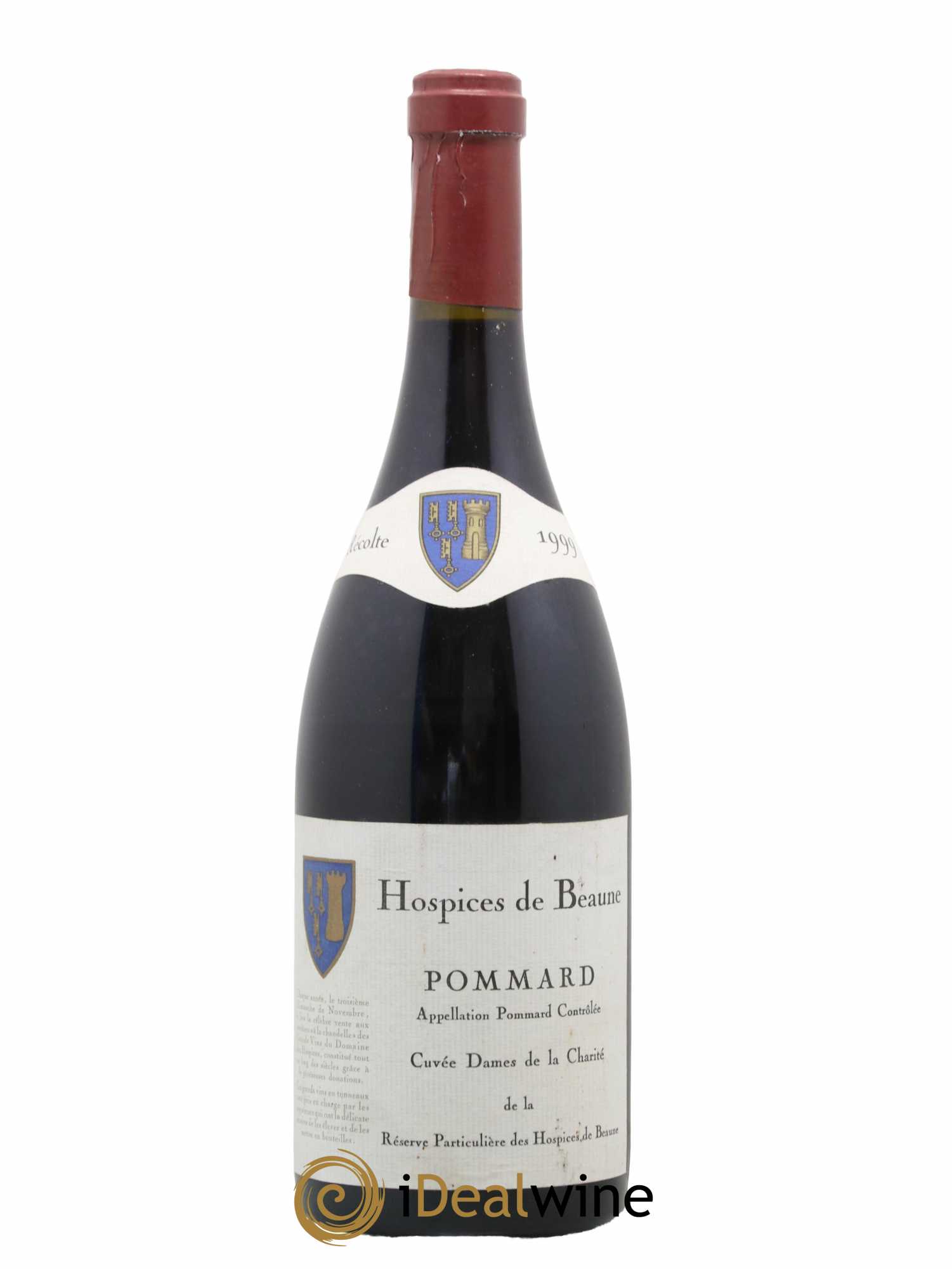 Pommard 1er Cru Cuvée Dames de la Charité Domaine des Hospices de Beaune 1999 - Lot de 1 bouteille - 0
