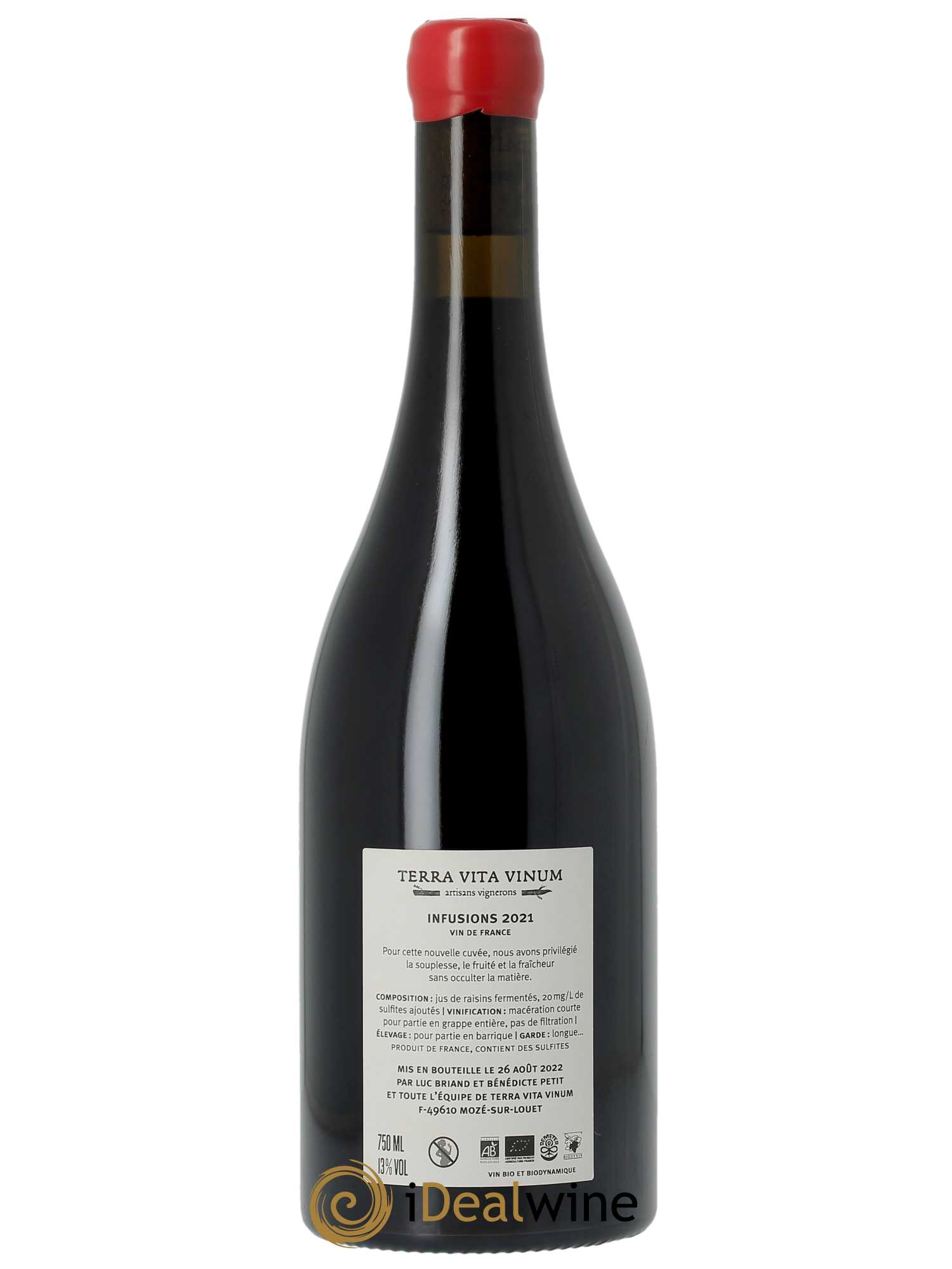 Vin de France Infusions Terra Vita Vinum 2021 - Lot de 1 bouteille - 1