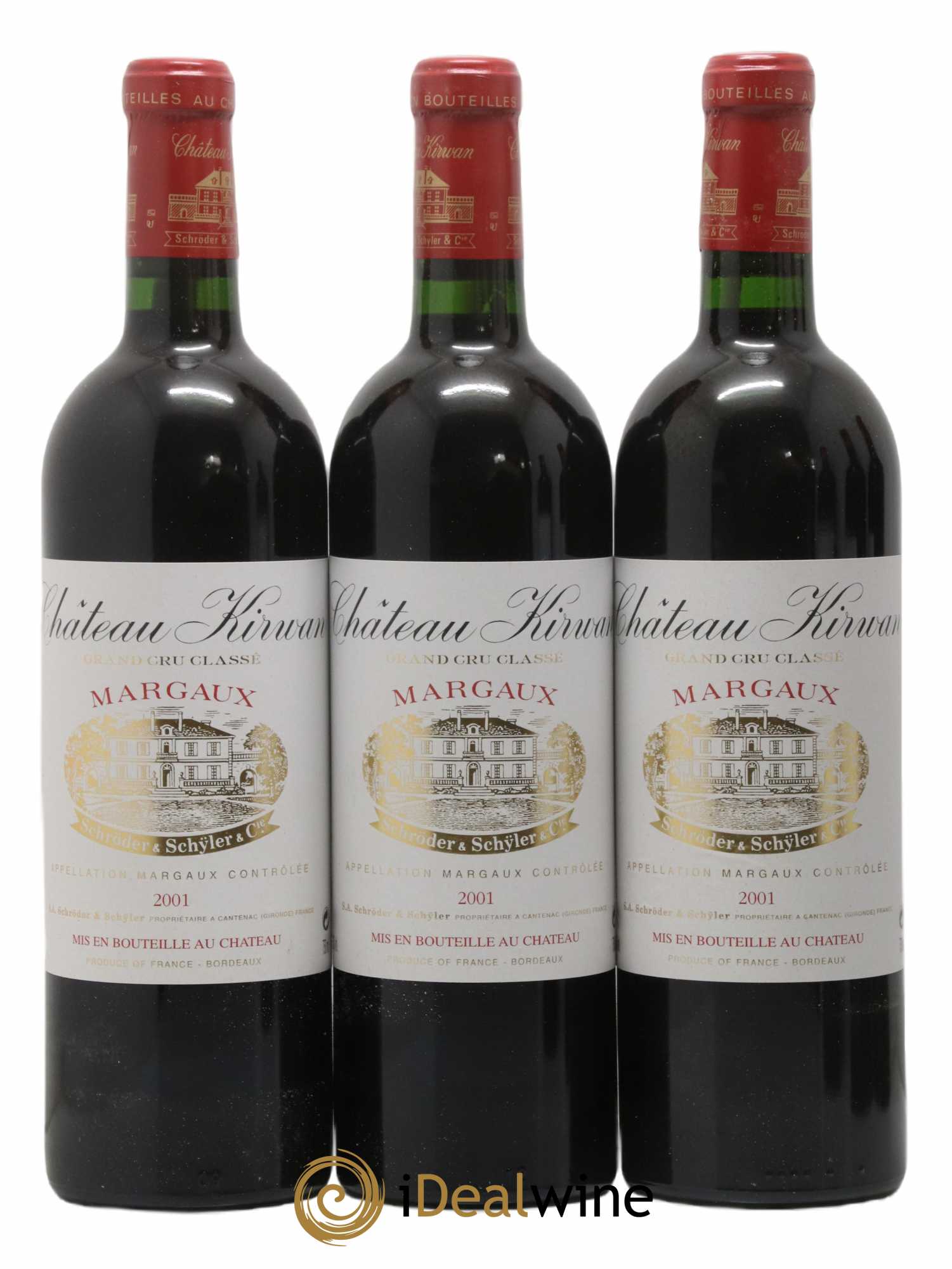 Château Kirwan 3ème Grand Cru Classé 2001 - Posten von 6 Flaschen - 1