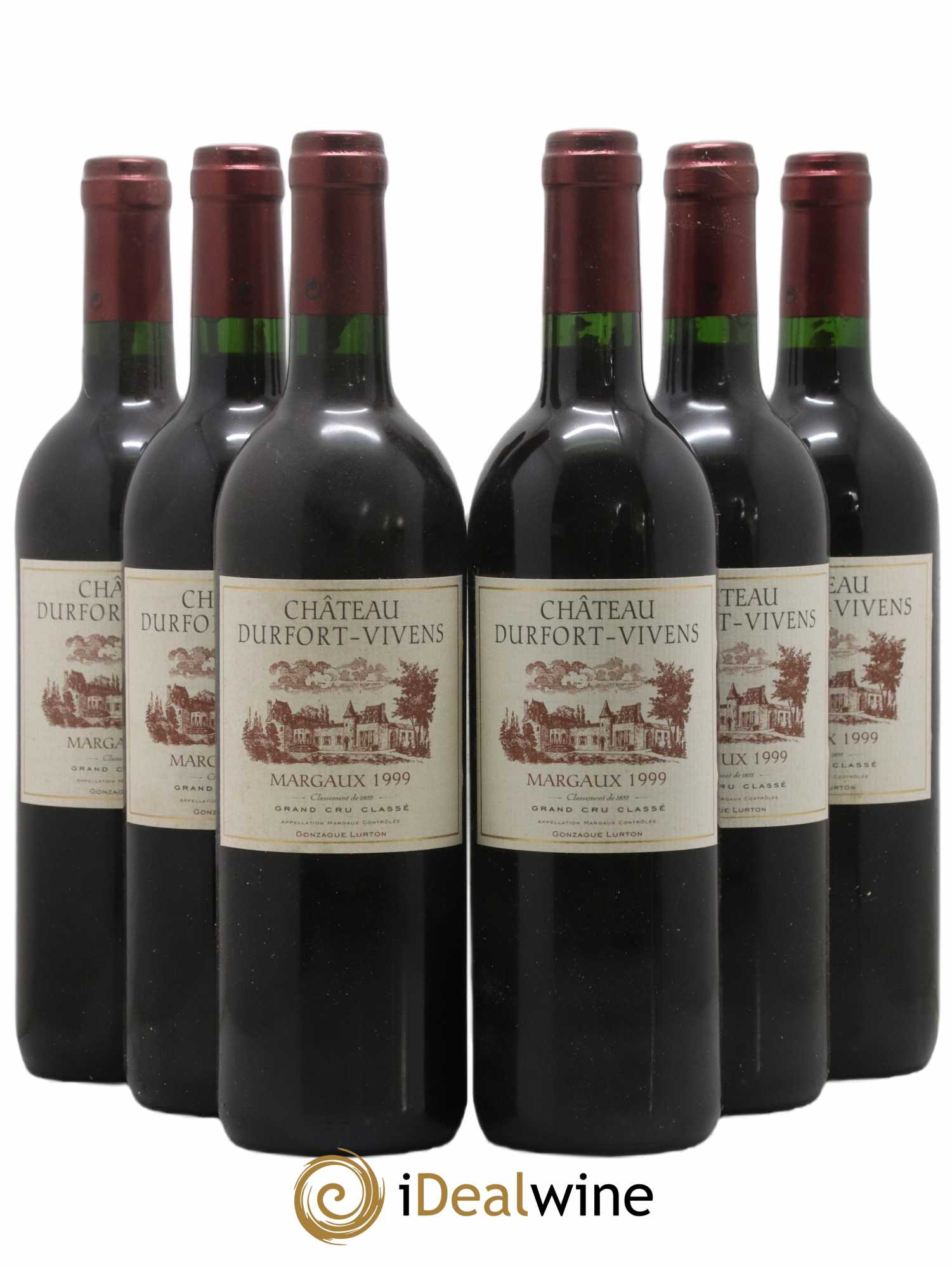 Château Durfort Vivens 2ème Grand Cru Classé 1999 - Lot de 6 bouteilles - 0