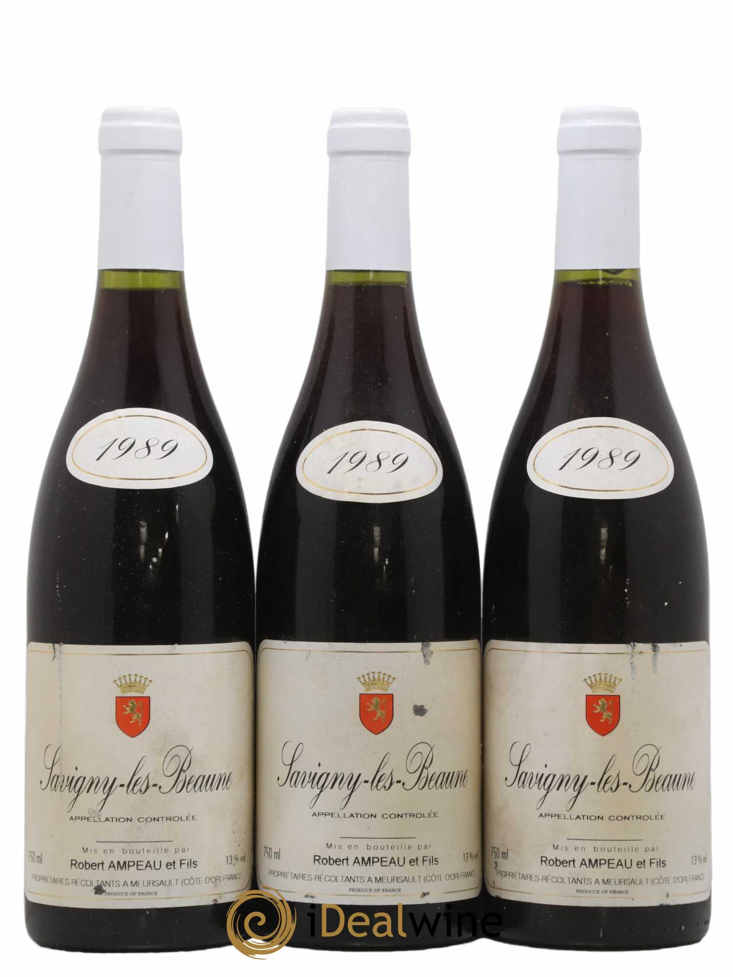 Savigny-lès-Beaune Robert Ampeau 1989 - Lot de 3 bouteilles - 0