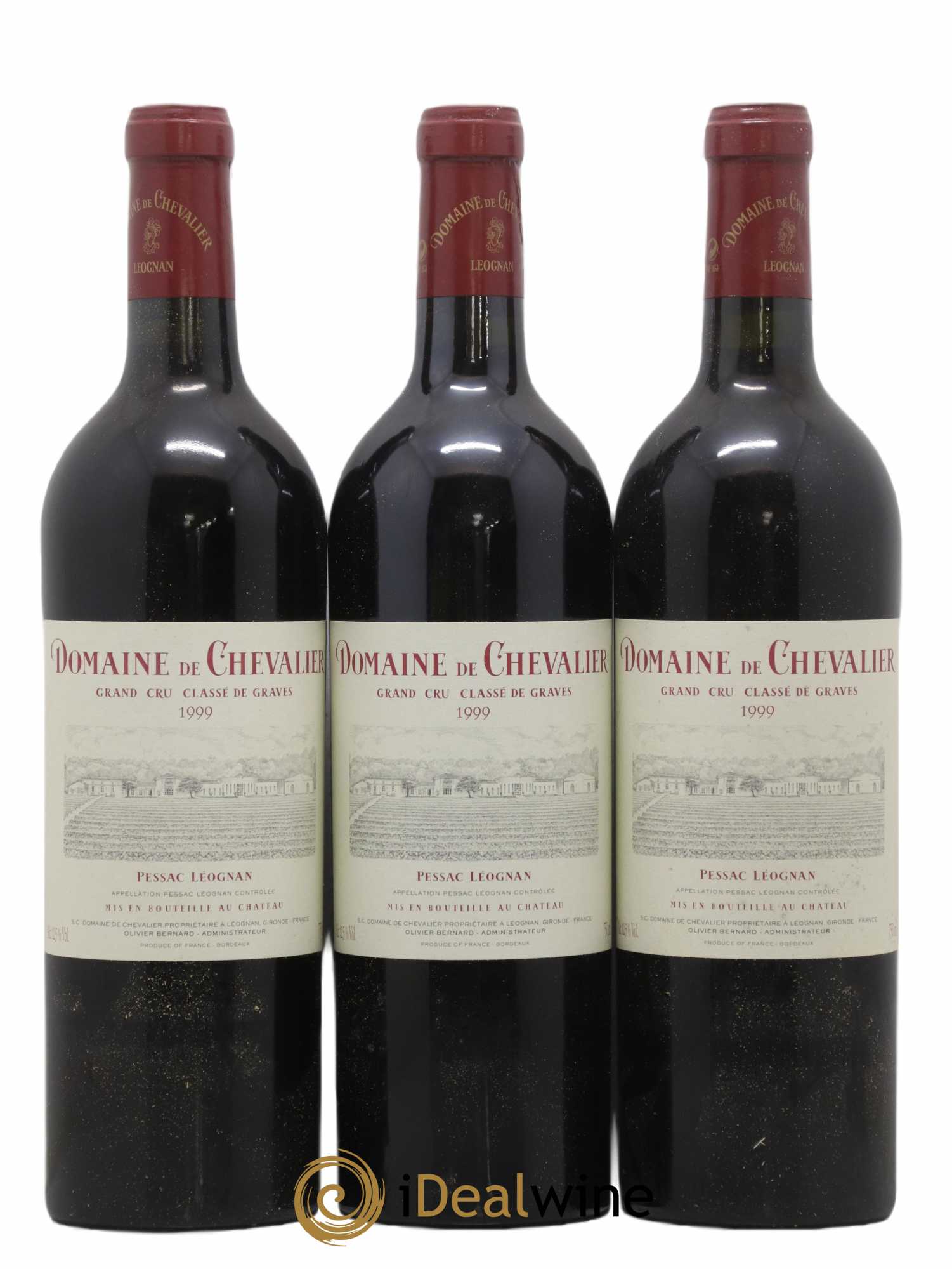 Domaine de Chevalier Cru Classé de Graves 1999 - Lot de 3 bouteilles - 0