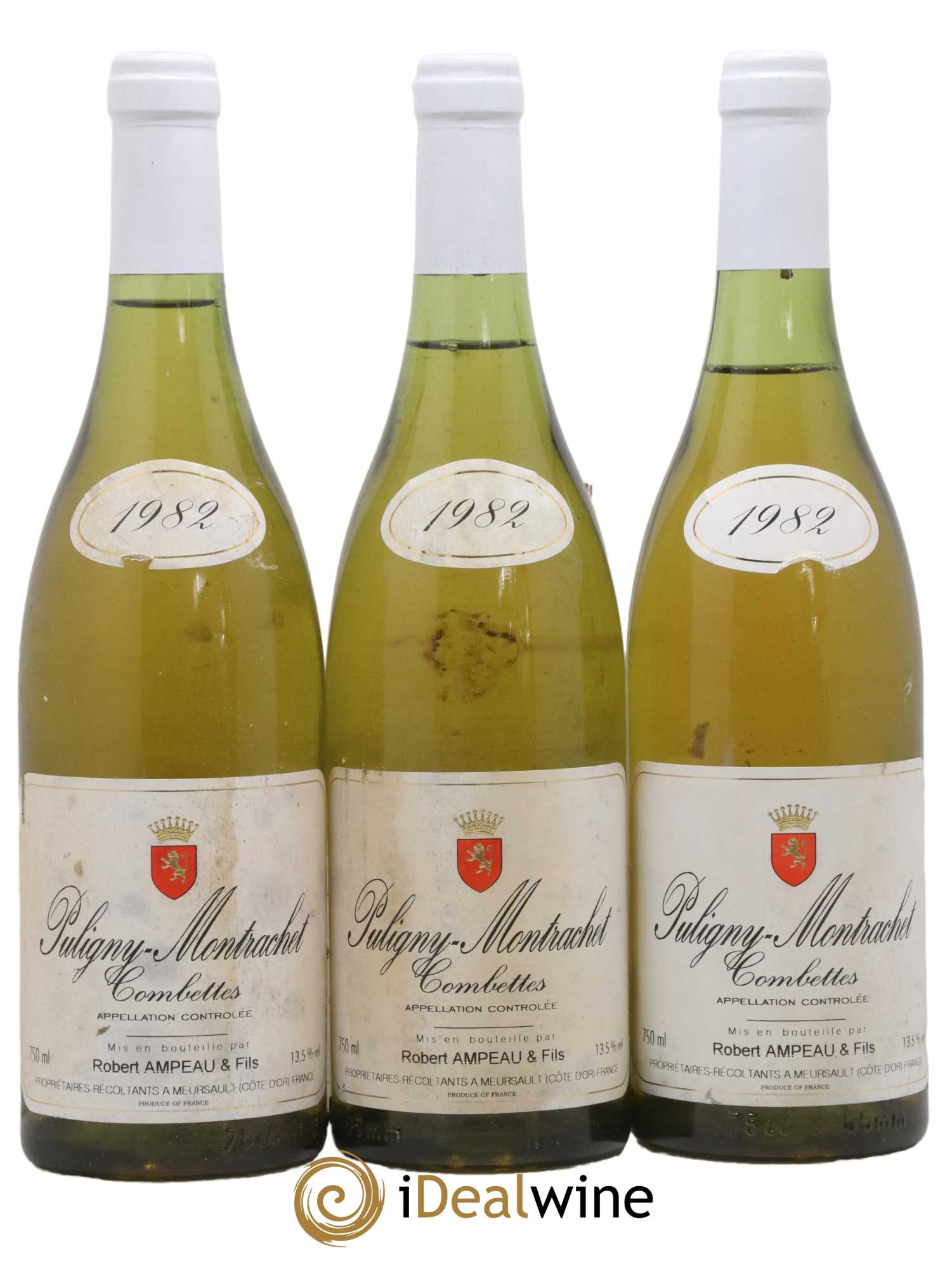 Puligny-Montrachet 1982 - Posten von 3 Flaschen - 0