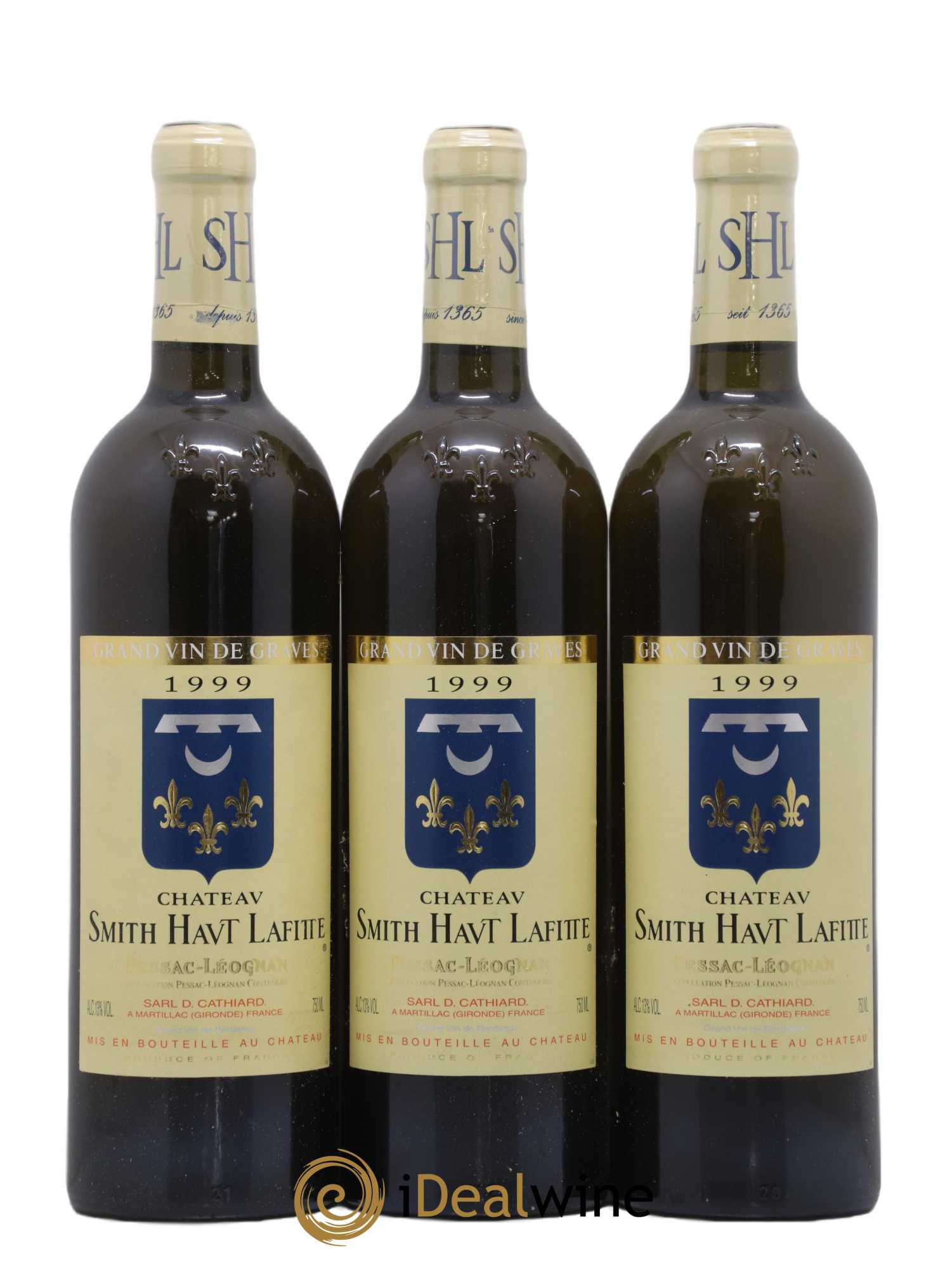 Château Smith Haut Lafitte 1999 - Lot de 3 bouteilles - 0