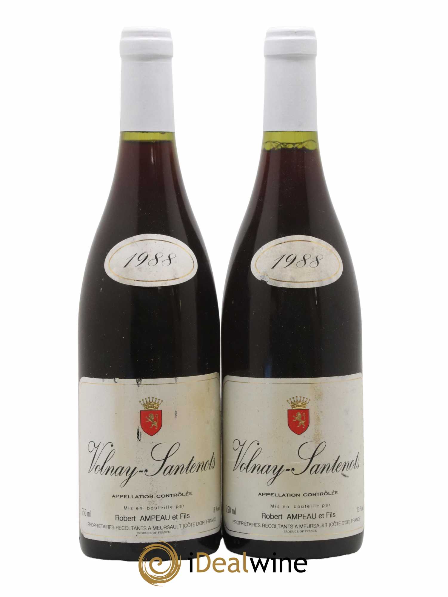 Volnay 1er Cru 1988 - Posten von 2 Flaschen - 0