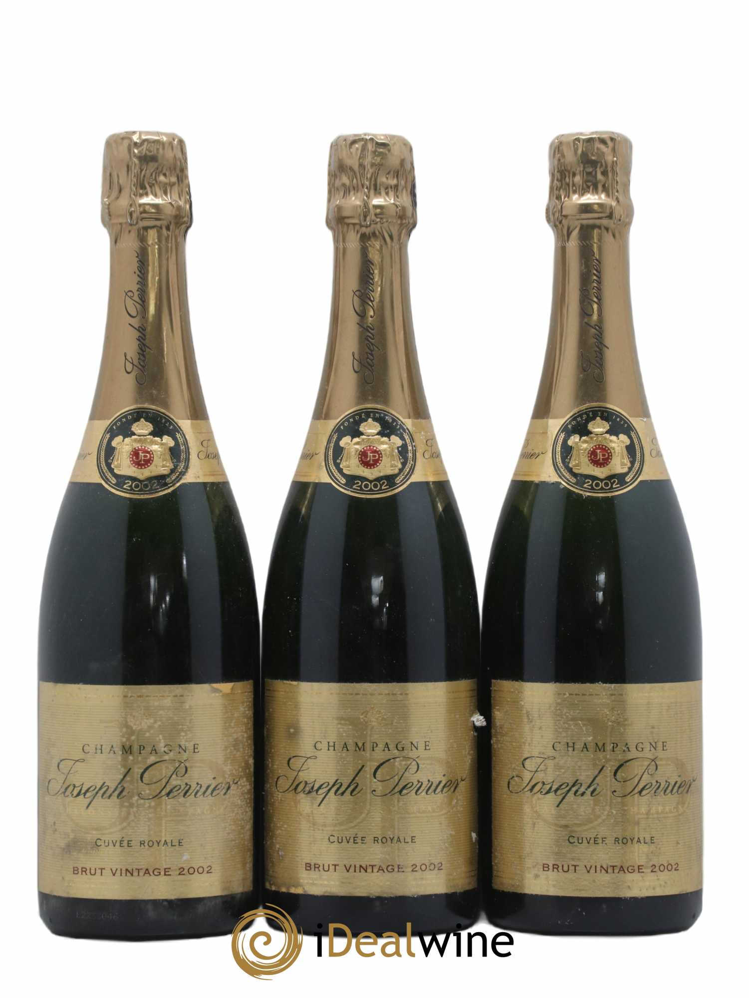 Cuvée Royale Brut Joseph Perrier 2002 - Lot de 3 bouteilles - 0