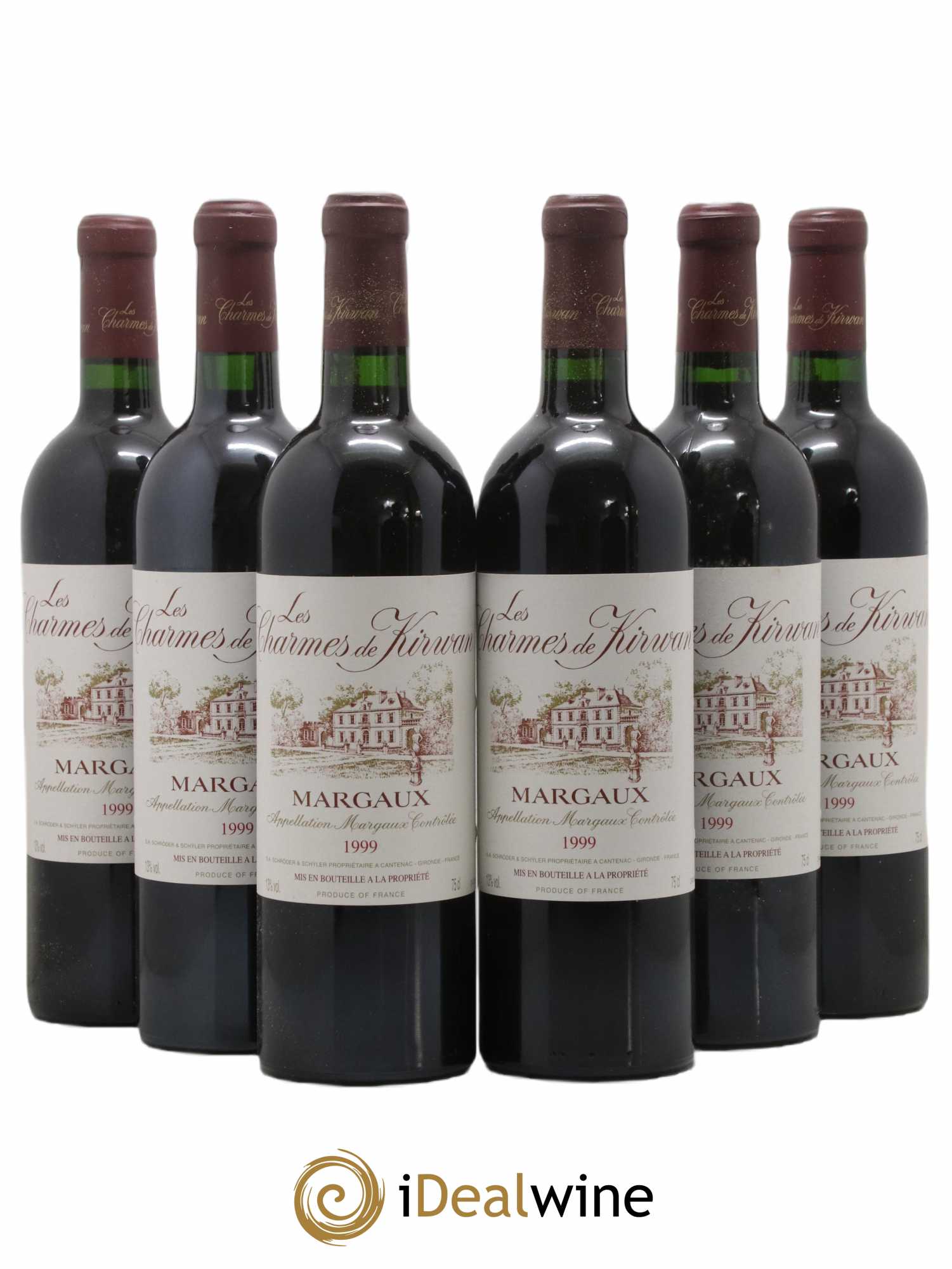 Charmes de Kirwan Second Vin 1999 - Lot de 6 bouteilles - 0