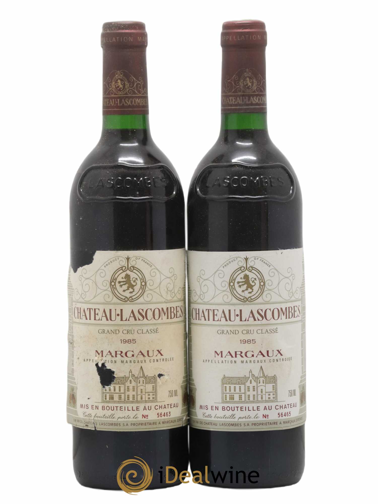 Château Lascombes 2ème Grand Cru Classé 1985 - Lot de 2 bouteilles - 0