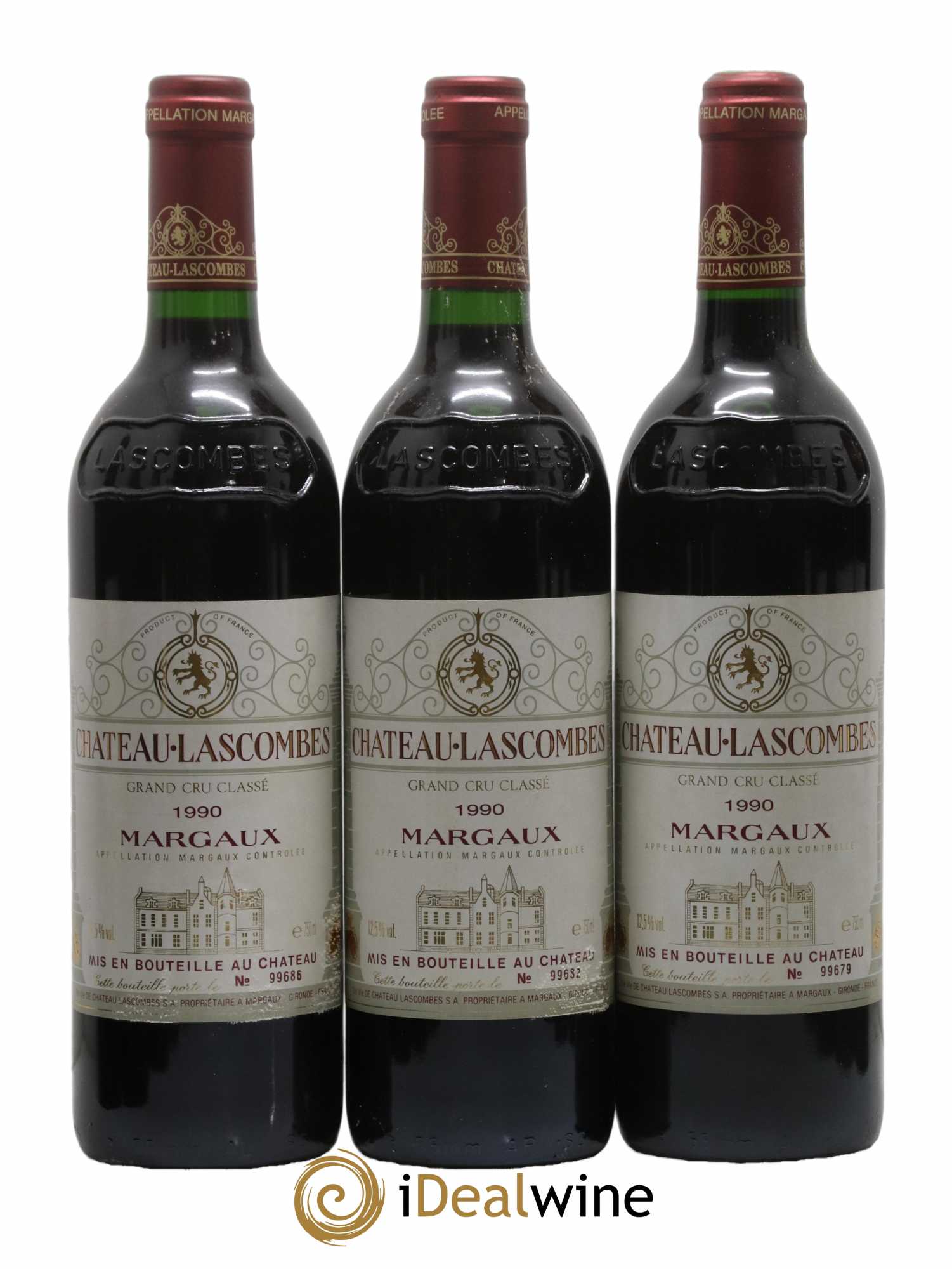 Château Lascombes 2ème Grand Cru Classé 1990 - Lot de 12 bouteilles - 1