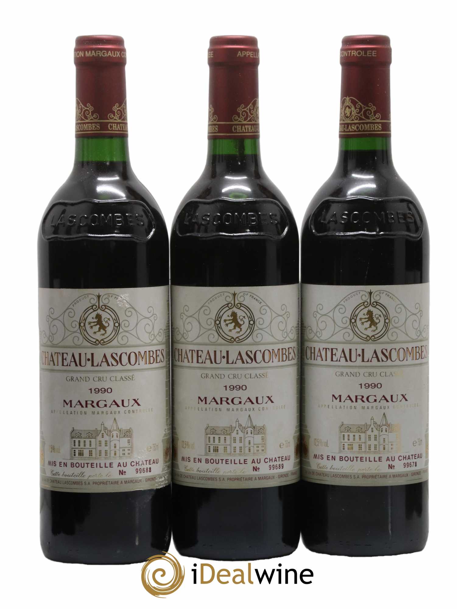 Château Lascombes 2ème Grand Cru Classé 1990 - Lot de 12 bouteilles - 2
